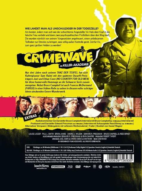 Crimewave Die Killer-Akademie Blu-ray + DVD