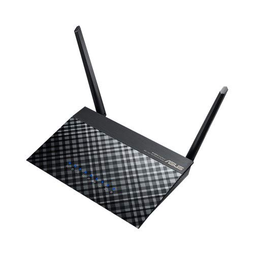 Router - ASUS RT-AC750, Inalámbrico, Doble banda 2.4-5 GHz, 802.11ac, 433 Mbit/s, Negro