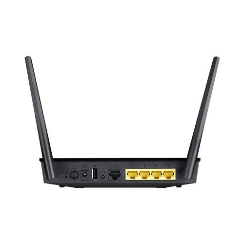 Router - ASUS RT-AC750, Inalámbrico, Doble banda 2.4-5 GHz, 802.11ac, 433 Mbit/s, Negro
