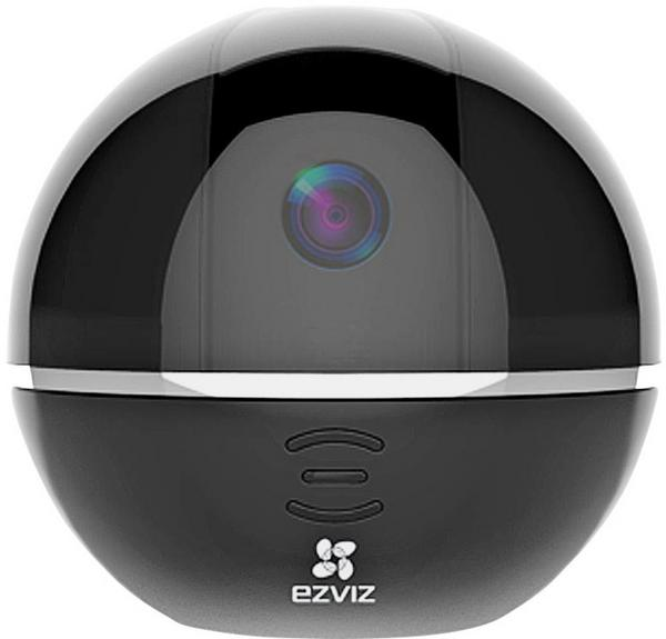 Cámara de seguridad IP - Ezviz C6TC, Inalámbrica, Full HD, WLAN IP, 360º, Zoom digital de 8x, Negro