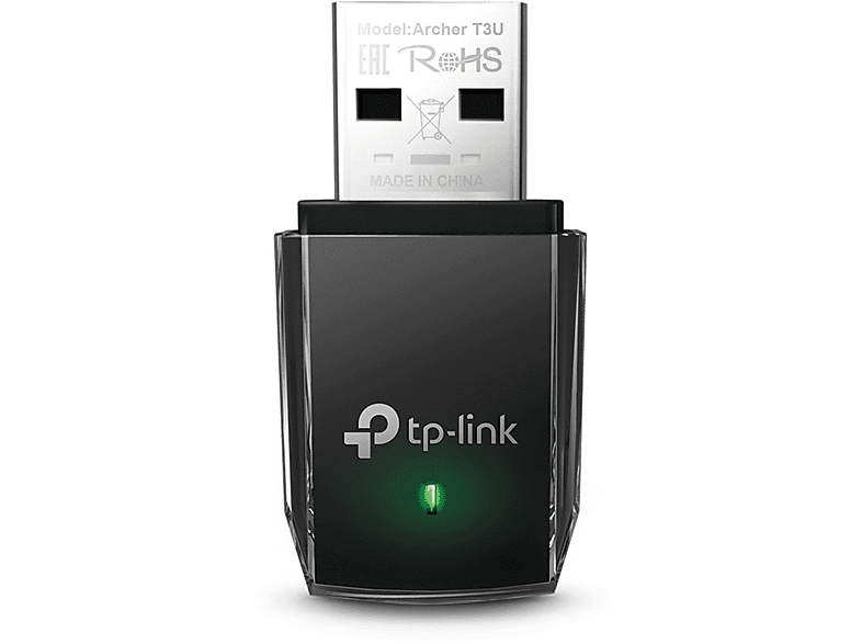 Tp-link Archer T3u Ac1300 Dual Band Wi-fi Usb Adapter Wifi-adapter afbeelding