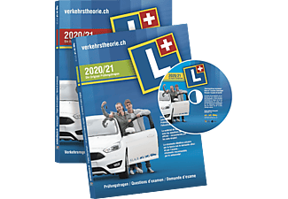 verkehrstheorie.ch CD 2020/21 (Cat. A+B) + Manuali di apprendimento - PC/MAC - Tedesco, Francese, Italiano