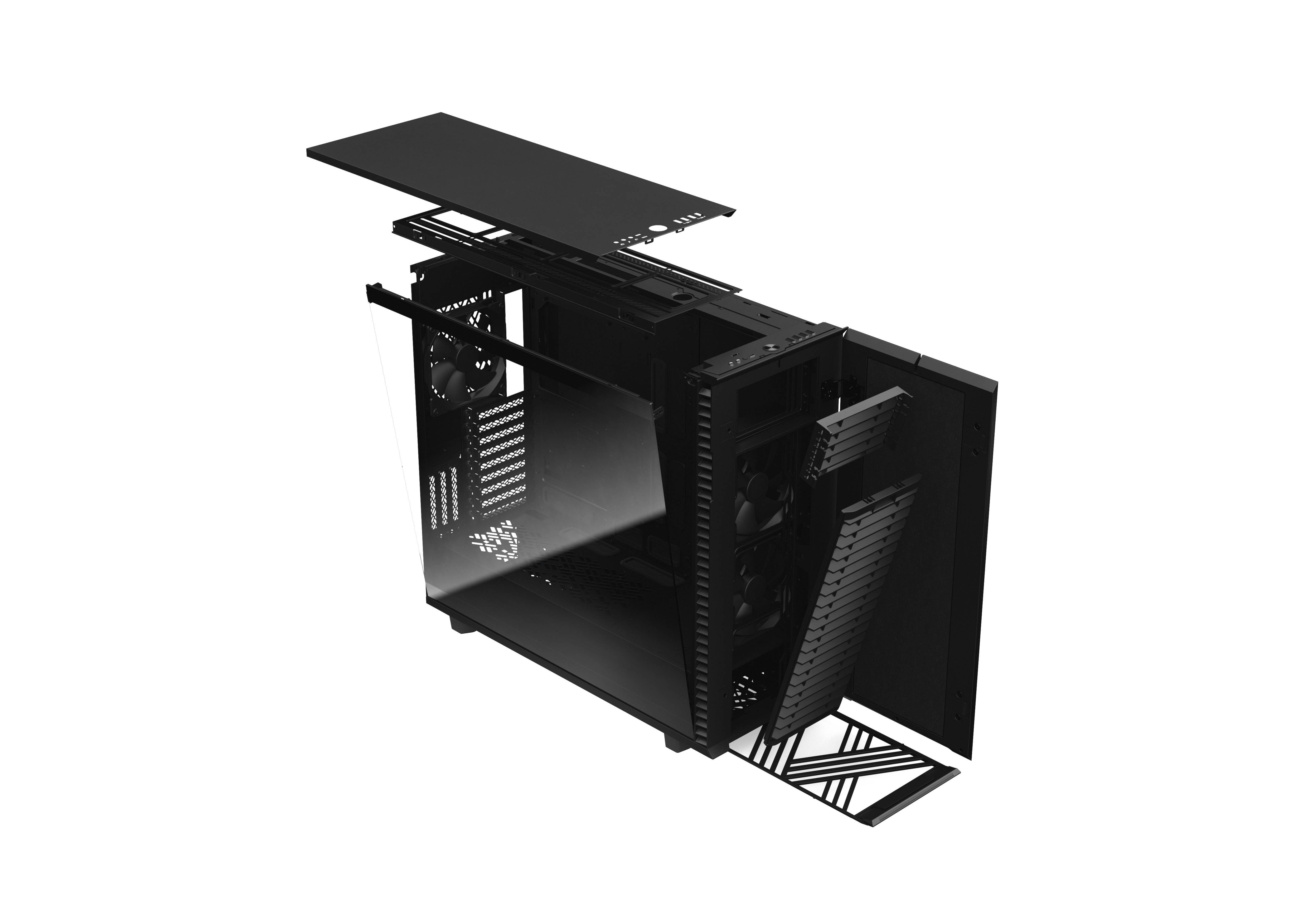 FRACTAL DESIGN Define 7 XL BK TGL PC-Gehäuse, Schwarz