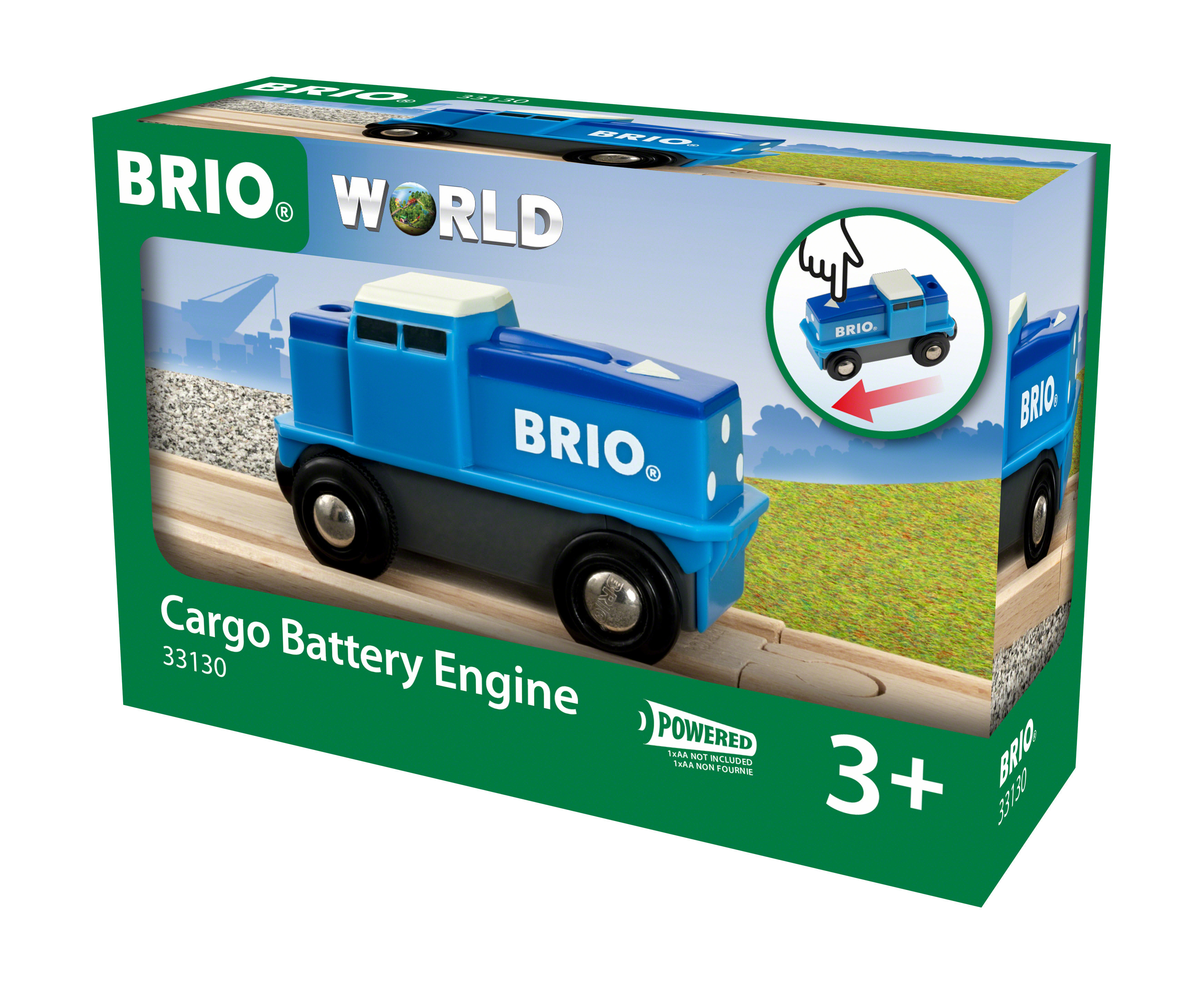 BRIO Blaue Batterie Frachtlok Spielzeuglokomotive Blau