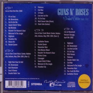 Guns N' Roses albumhoes met tracklijsten en tekst.