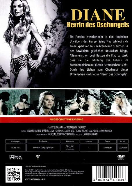 Diane - Herrin des Dschungels - Uncut DVD