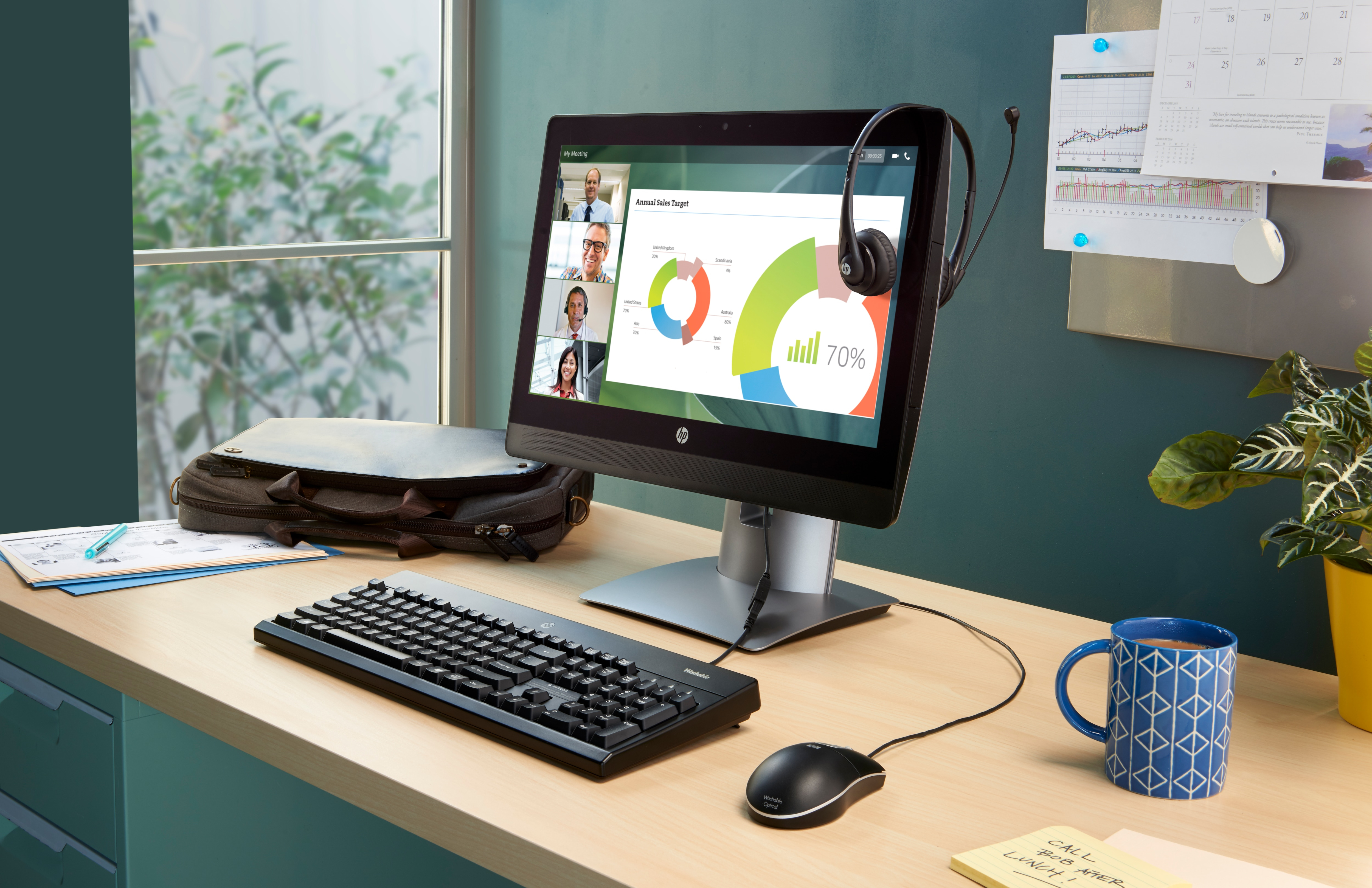 HP ProOne 400 G3 20 inç Dokunmatik All-in-One Bilgisayar