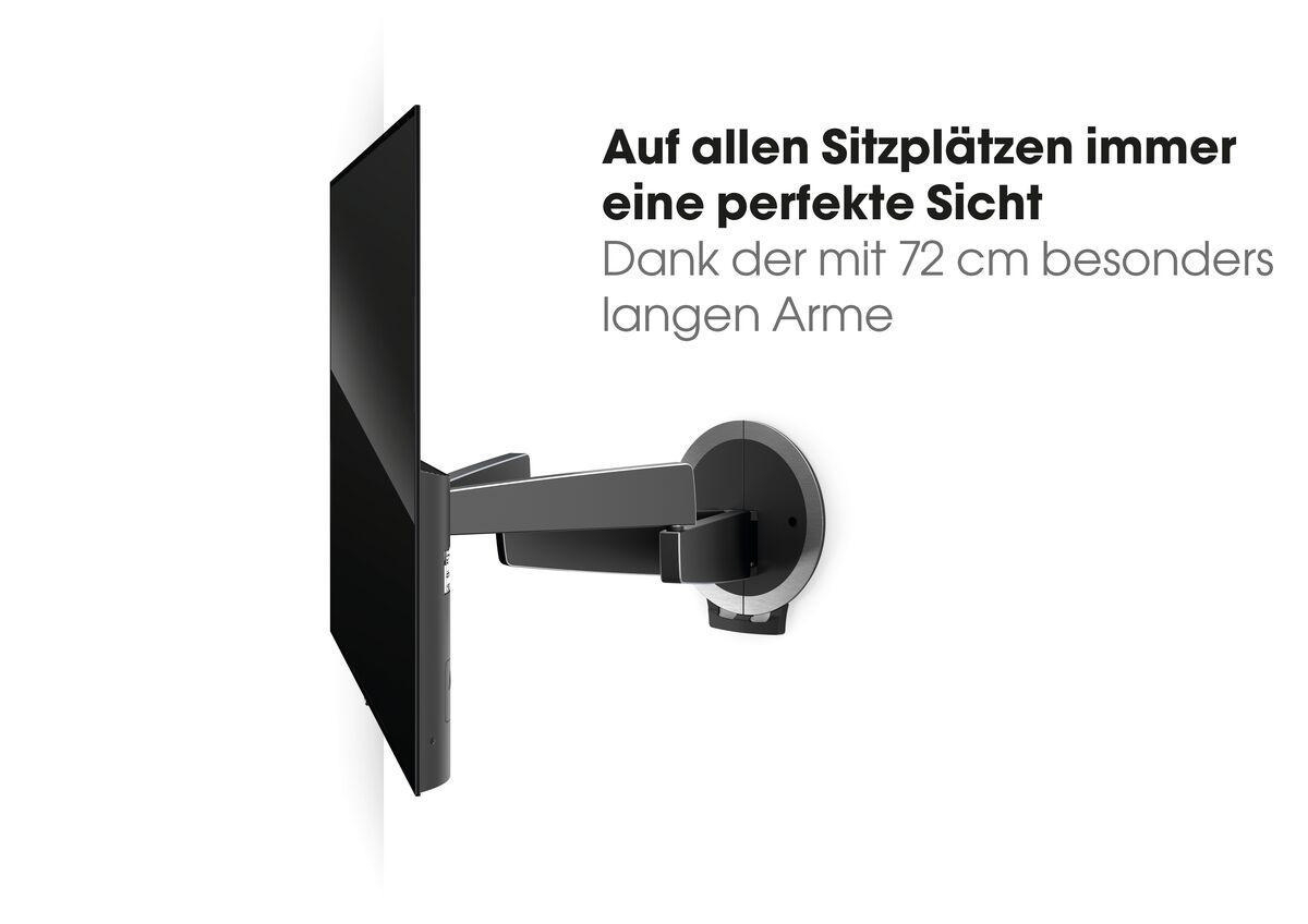 VOGEL´S Vogel's NEXT 8375 MotionSoundMount - Die TV-Wandhalterung mit integriertem Sound Wandhalterung, max. 65 Zoll, Schwarz
