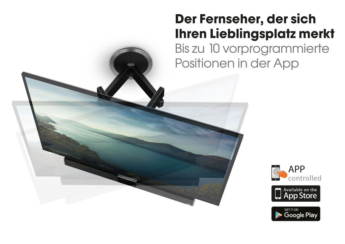 VOGEL´S Vogel's NEXT 8375 MotionSoundMount - Die TV-Wandhalterung mit integriertem Sound Wandhalterung, max. 65 Zoll, Schwarz