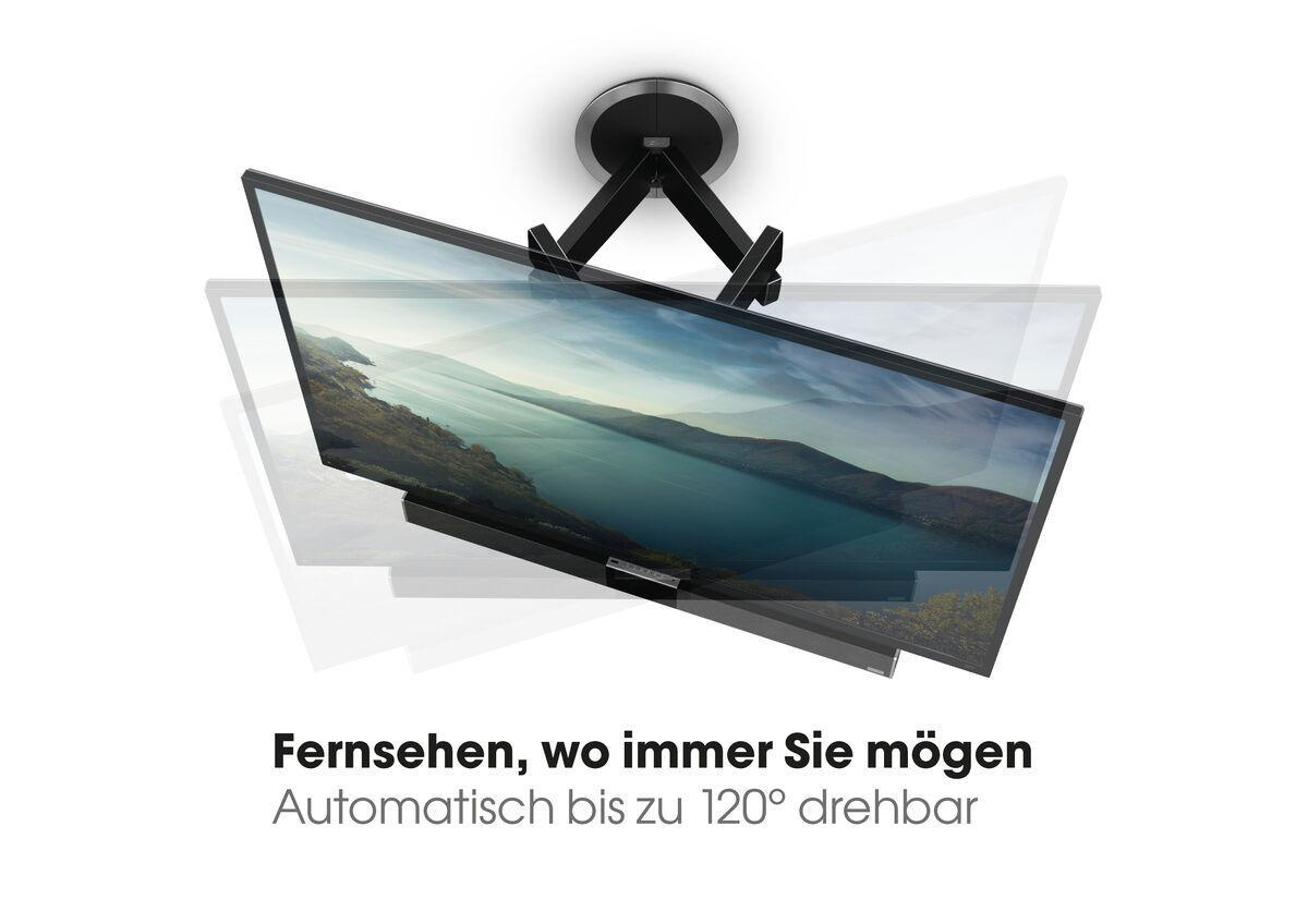 VOGEL´S Vogel's NEXT 8375 MotionSoundMount - Die TV-Wandhalterung mit integriertem Sound Wandhalterung, max. 65 Zoll, Schwarz