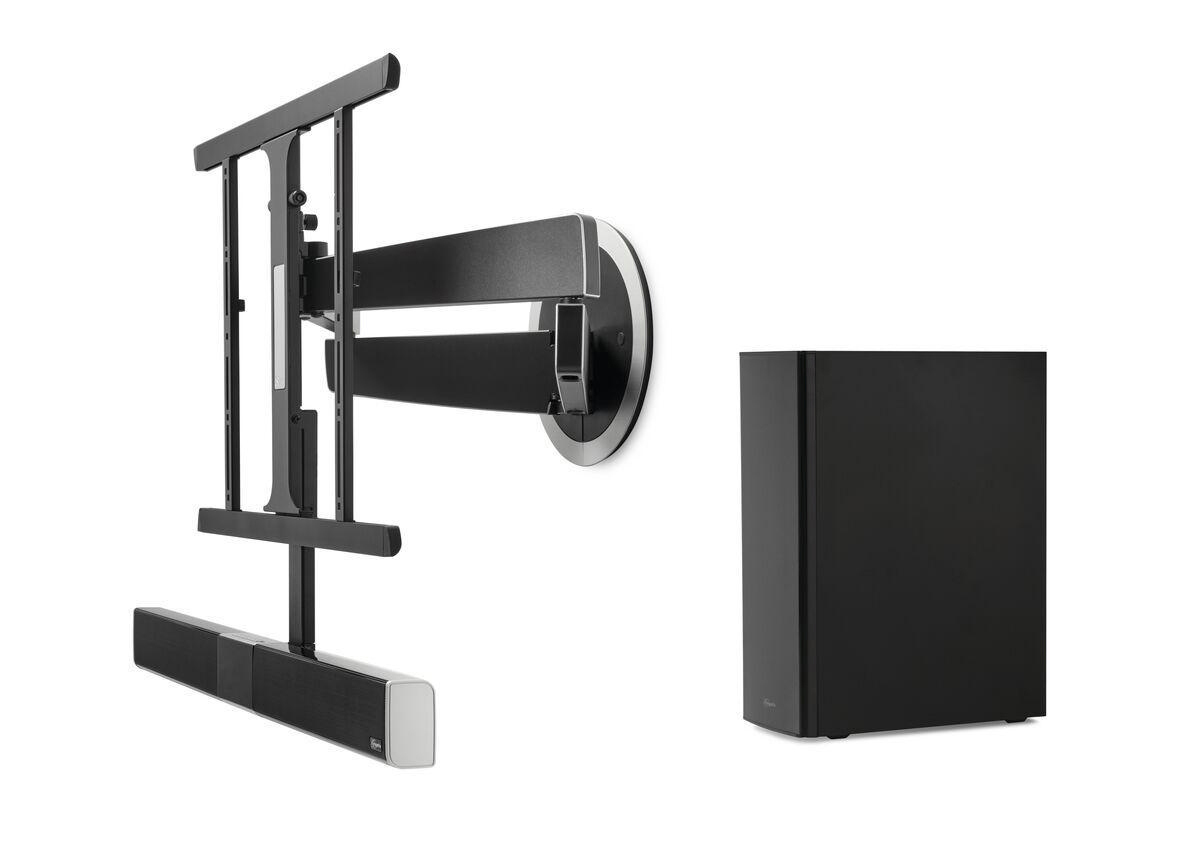 VOGEL´S Vogel's NEXT 8375 MotionSoundMount - Die TV-Wandhalterung mit integriertem Sound Wandhalterung, max. 65 Zoll, Schwarz