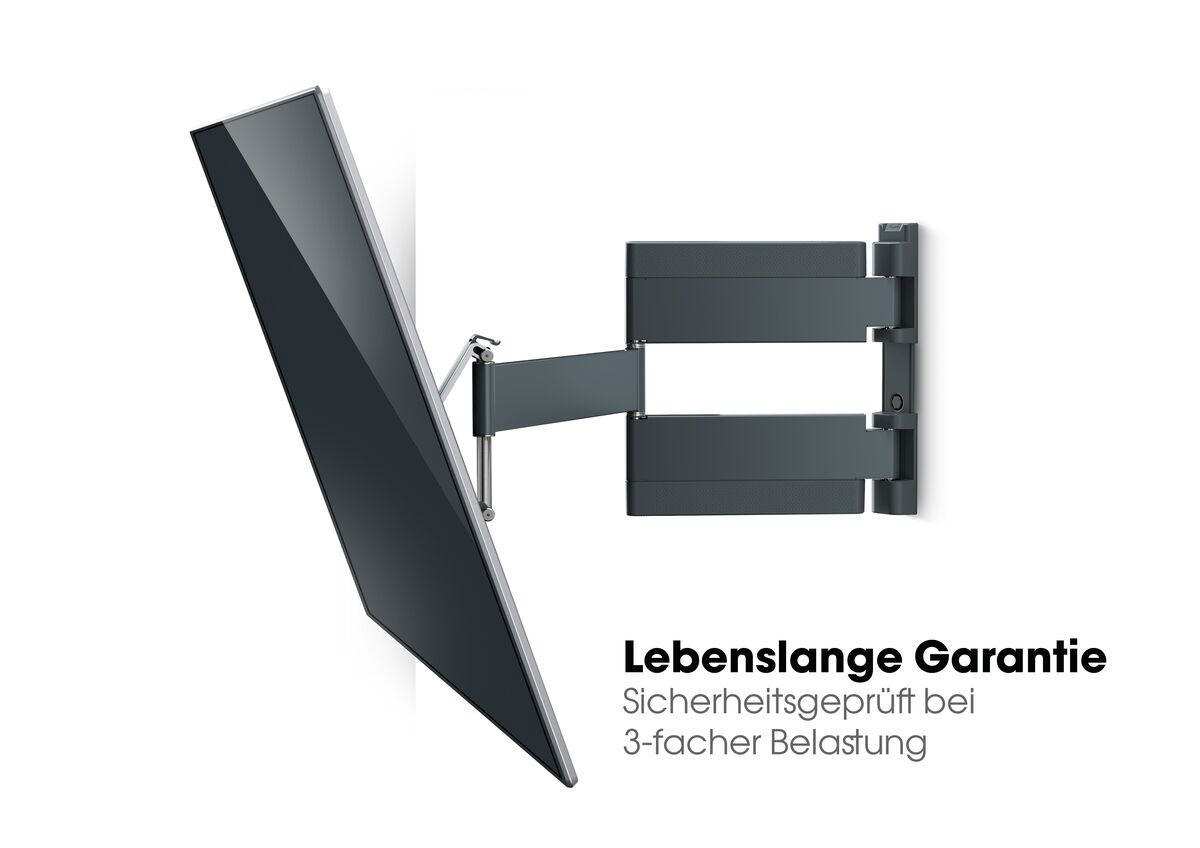 VOGEL´S Thin 445 Wandhalterung, max. 55 Zoll, Schwenkbar, Neigbar, Schwarz