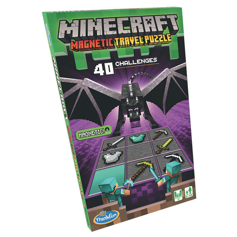 THINKFUN Minecraft - Das Magnetische-Reisespiel Gesellschaftsspiel Mehrfarbig
