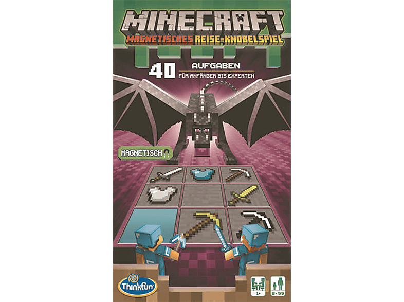 THINKFUN Minecraft - Das Magnetische-Reisespiel Gesellschaftsspiel Mehrfarbig