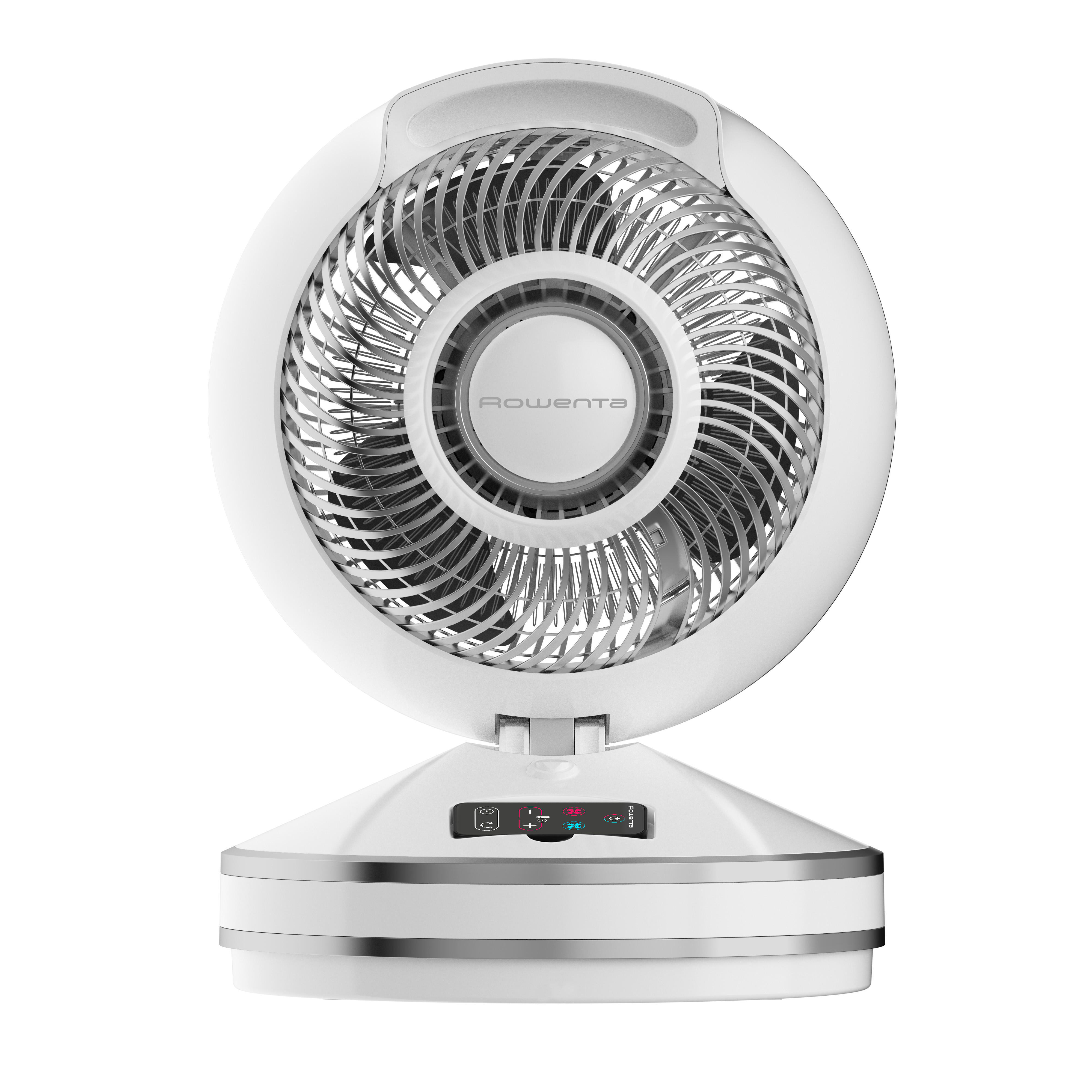 ROWENTA HQ7152 Air Force Intense 2in1 Ventilator, Heizlüfter Weiß/Silber (2600 Watt)