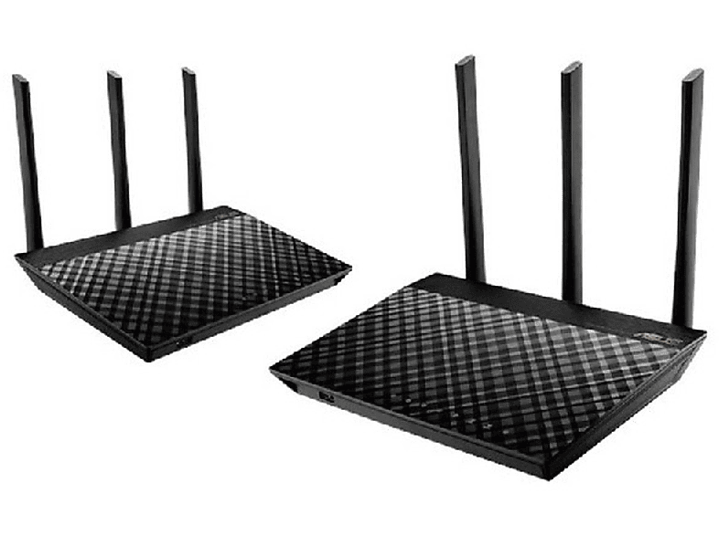 Pack 2 Routers | ASUS RT-AC66U AiMesh AC1750