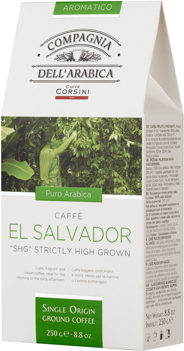 COMPAGNIA DELL' ARABICA DEL006 El Salvador Őrölt kávé 250g