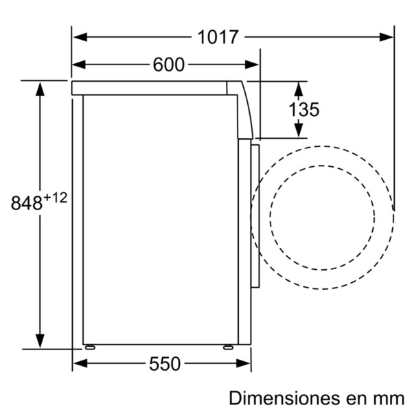 Lavadora carga frontal - Balay 3TS976BA, 7 kg, 1200 rpm, Programable,  Blanco