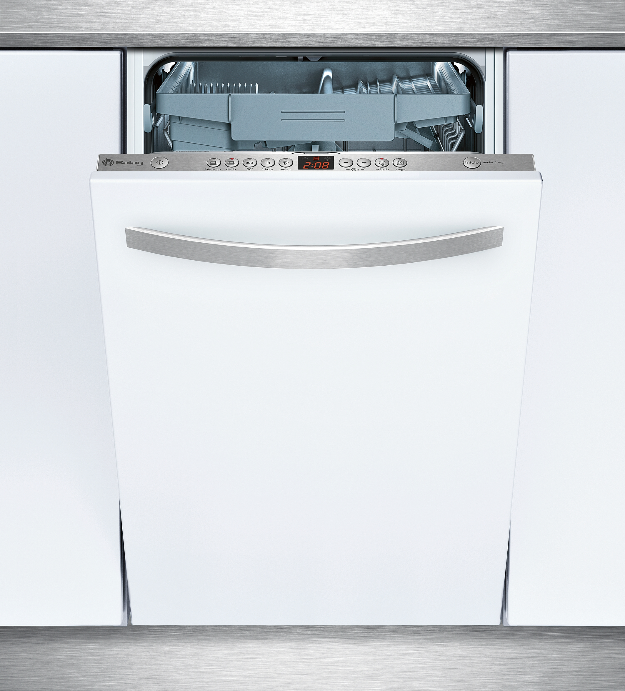 Lavavajillas - Balay 3VT532XA, 45 cm, 10 servicios, Programación diferida hasta 24 h, 5