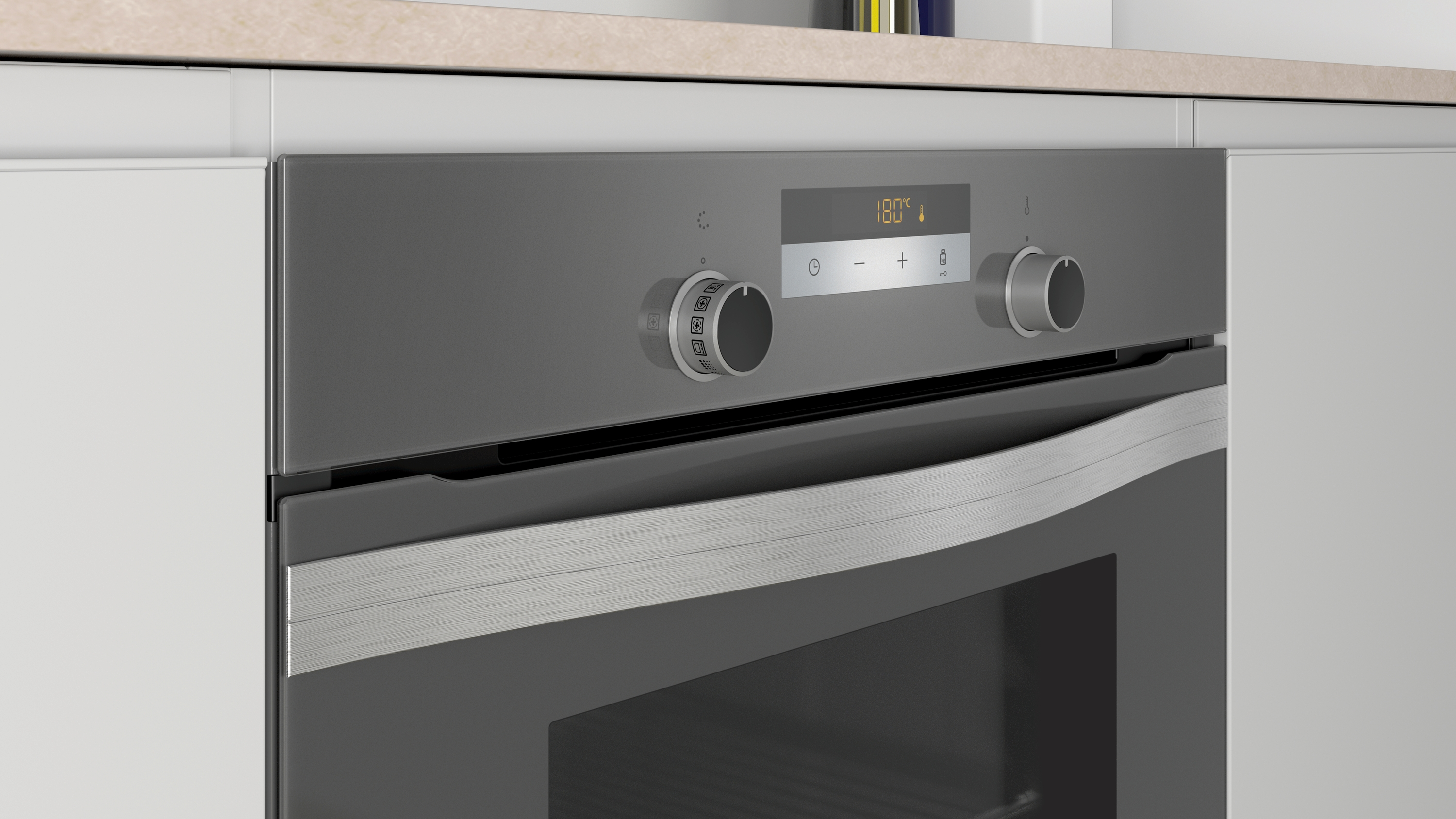Horno - Balay 3HB584CA0, Multifunción, Pirolítico, 71 L, 3600 W, Gris