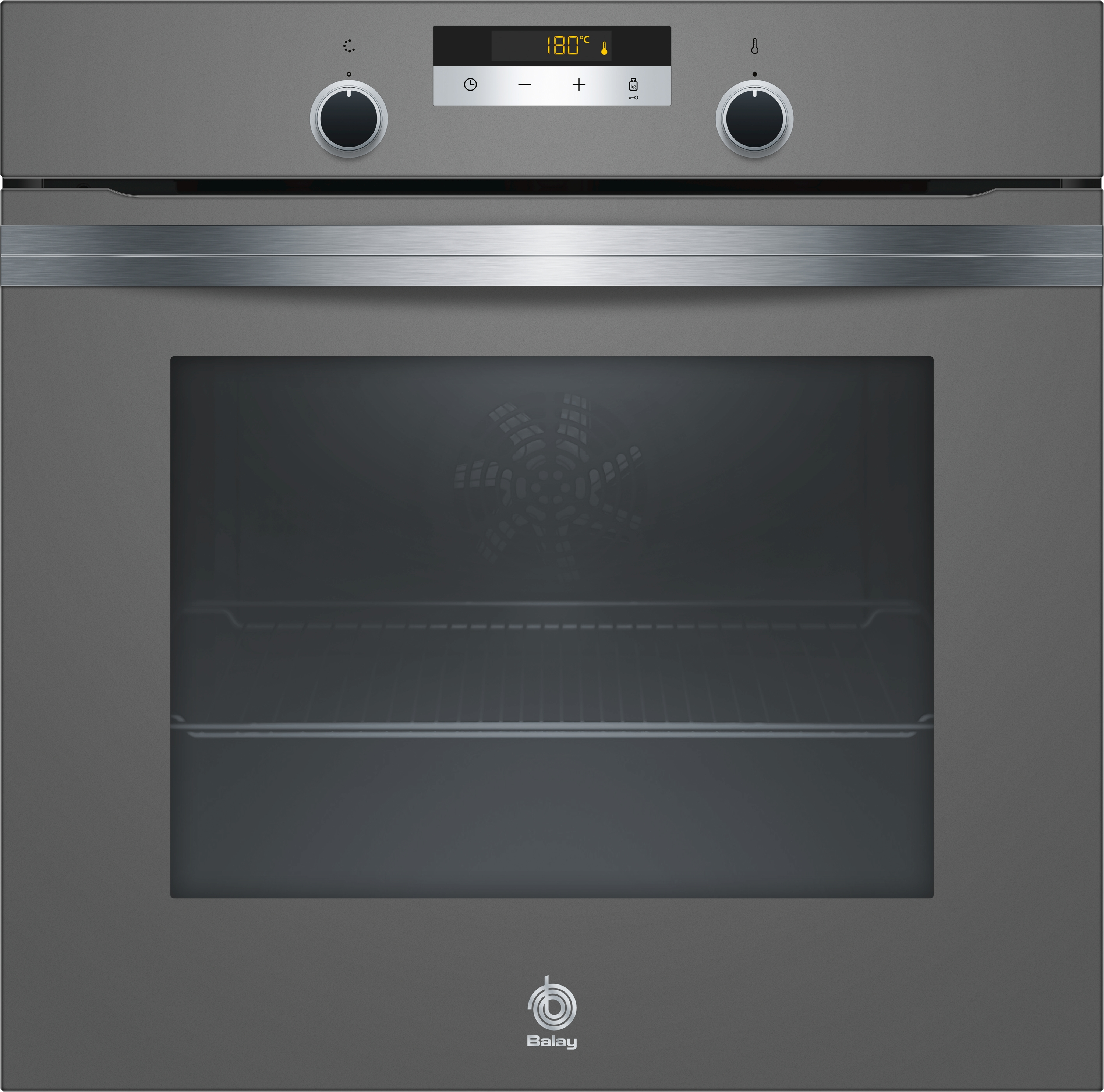Horno - Balay 3HB5848A0, 71 L, Pirolítico, Multifunción, Pirolítico, Auto Chef, Antracita
