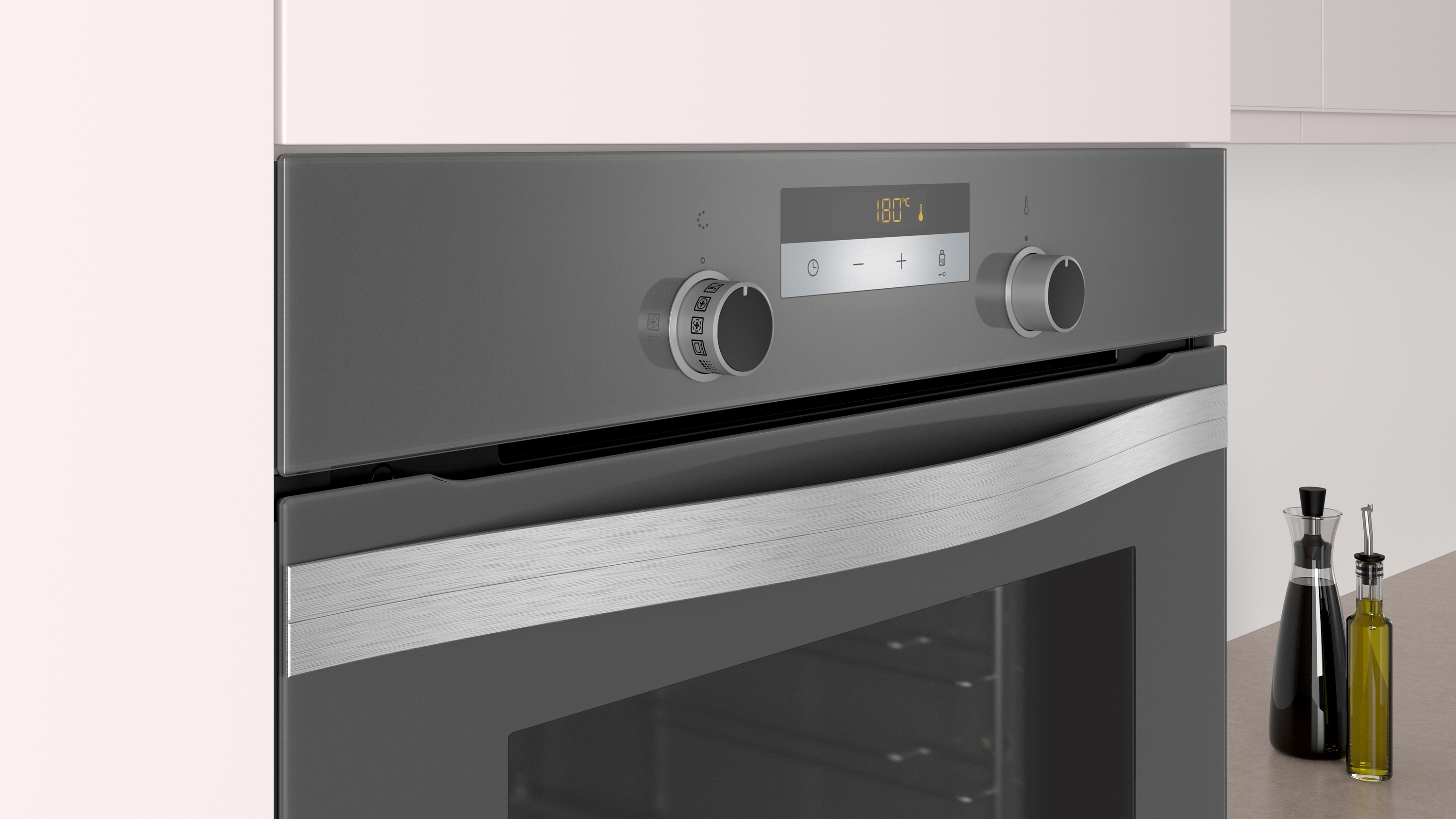 Horno - Balay 3HB5848A0, 71 L, Pirolítico, Multifunción, Pirolítico, Auto Chef, Antracita