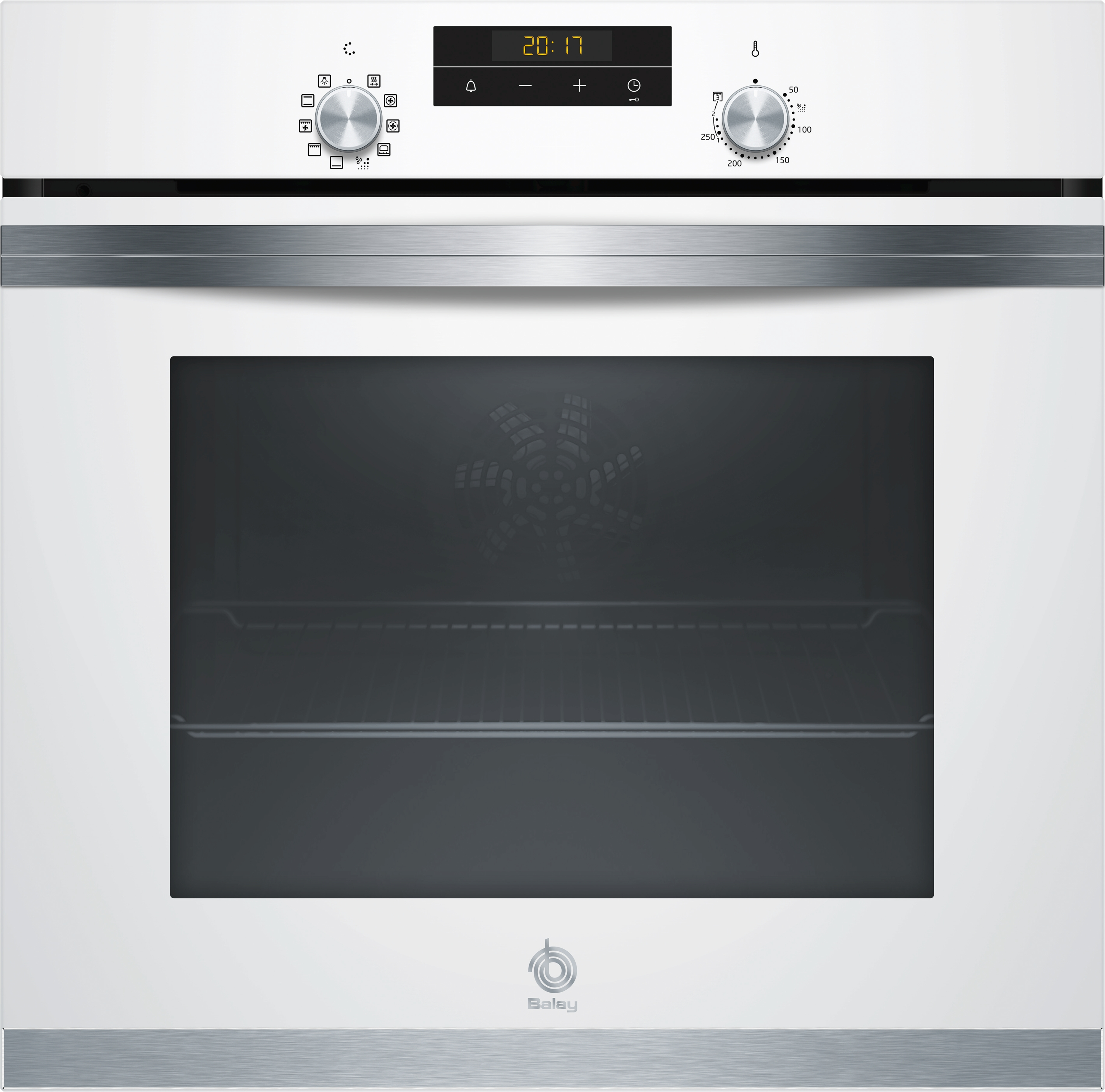 Horno - Balay 3HB4331BO, Multifunción, Aqualisis, 71 L, 3400 W, Blanco