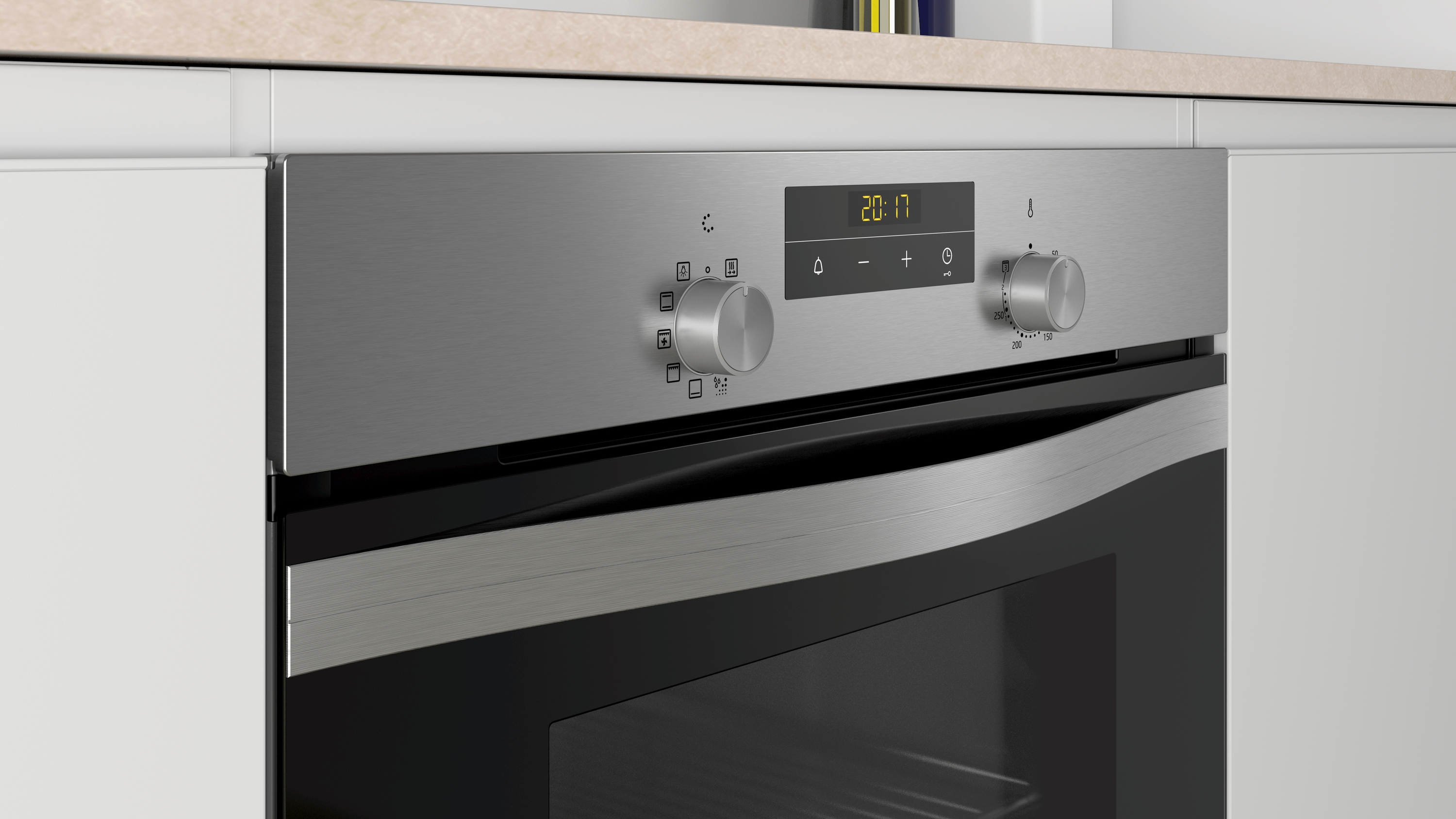 Horno multifunción - Balay 3HB433CX0, 60 cm, 71 L, 7 funciones, Aqualisis, Mandos ocultables