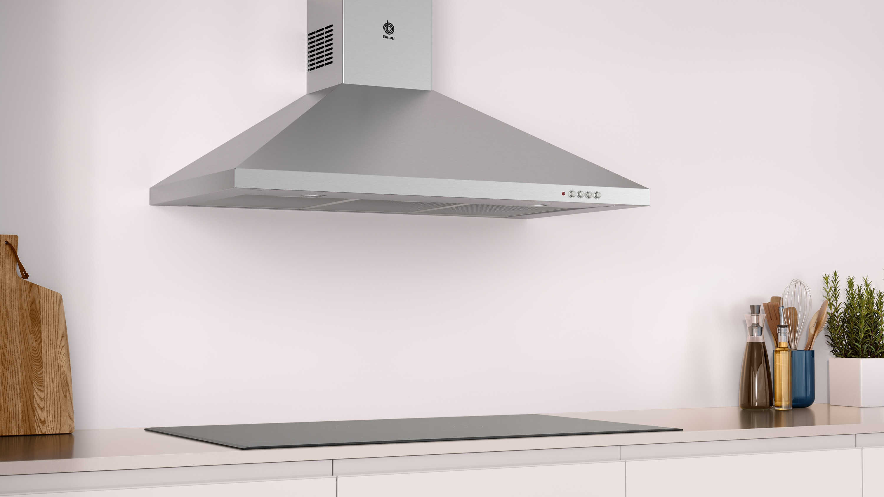 Campana decorativa - Balay 3BC693MX, 135 W, 50-60 Hz, D,
