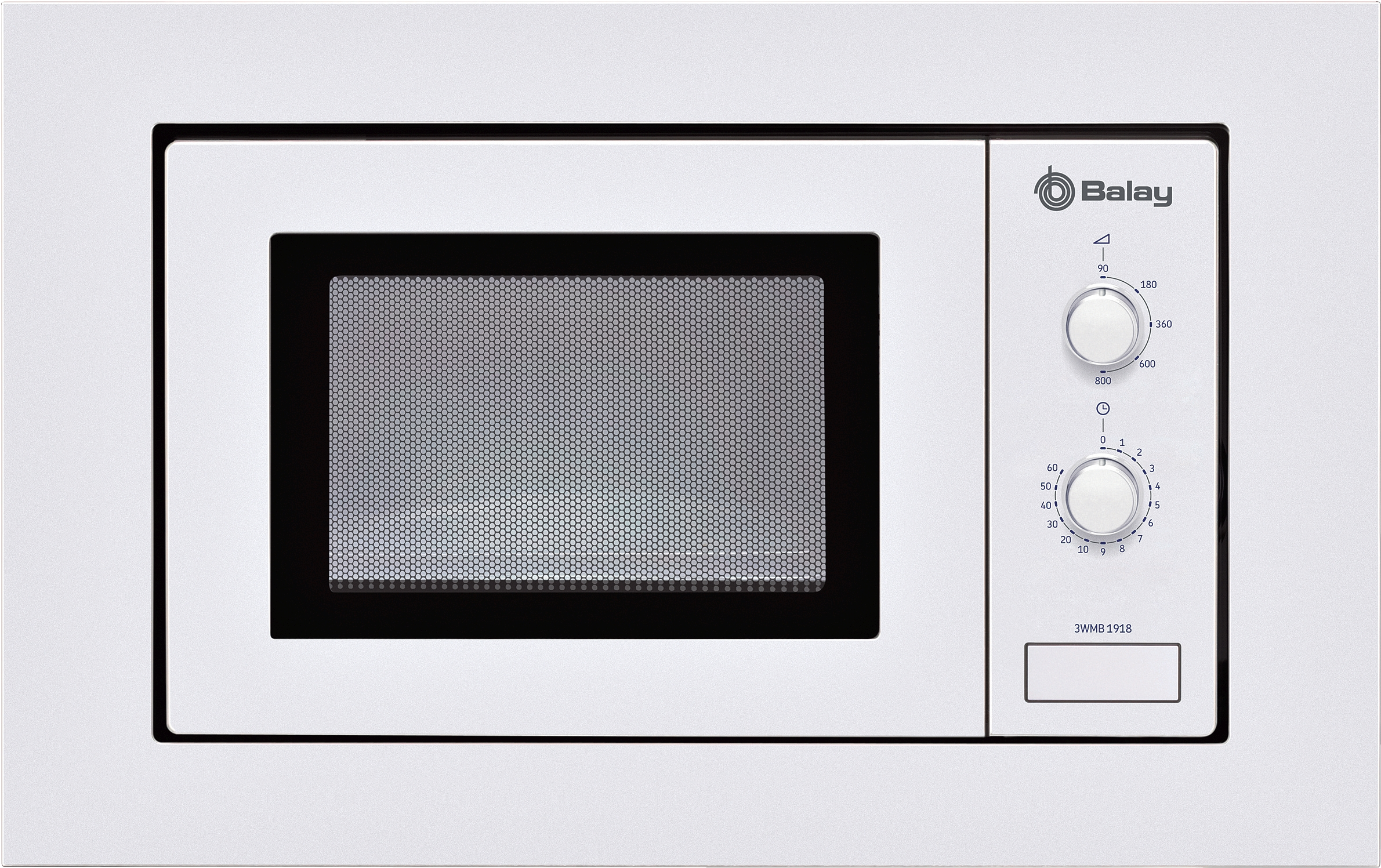 Microondas integrable - Balay 3WMB1918 Blanco, 17 litros, Potencia 800W