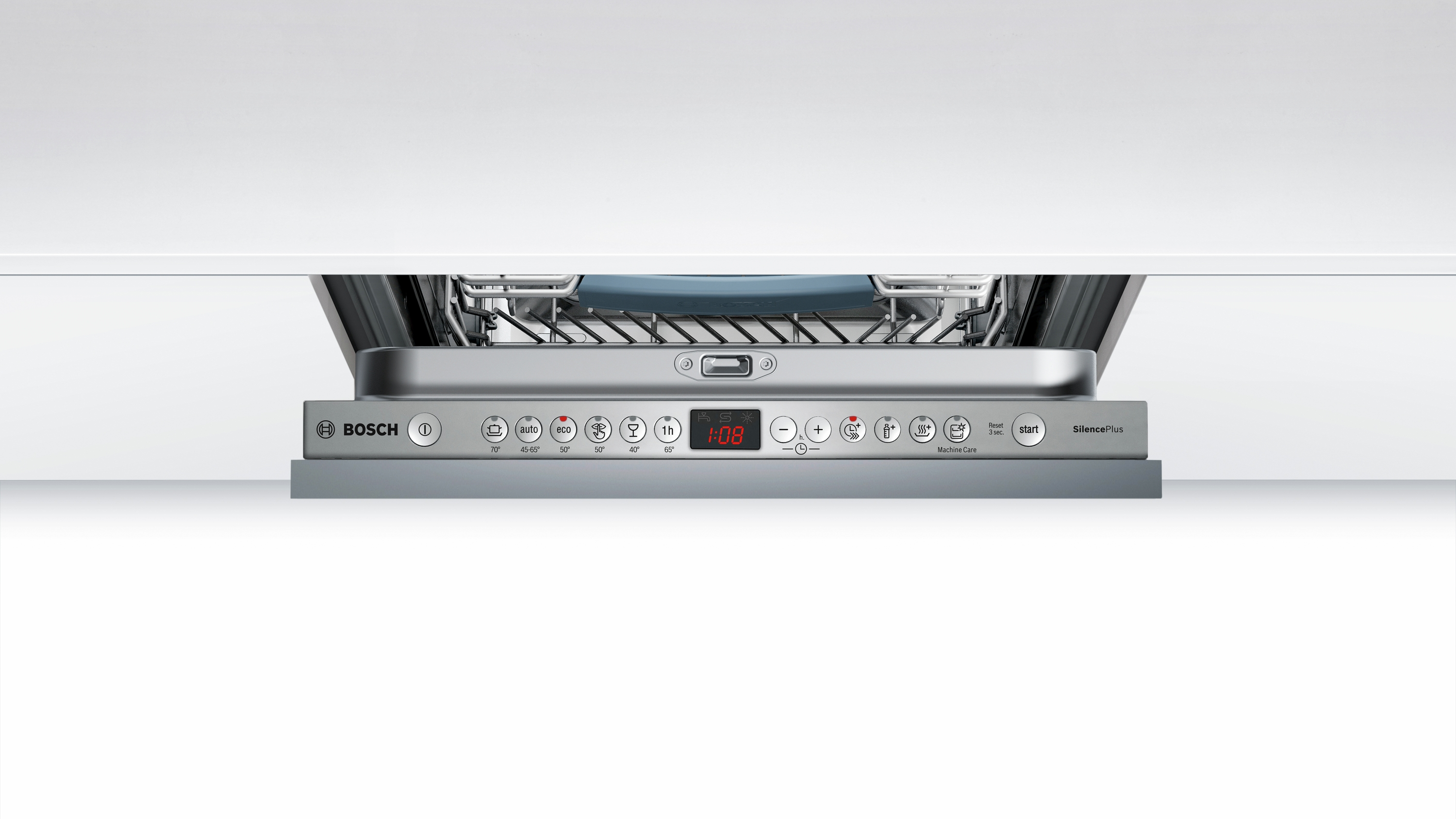 Lavavajillas integrable - Bosch SPV46FX00E, 10 servicios, 6 programas, 45 cm, Display, Inox
