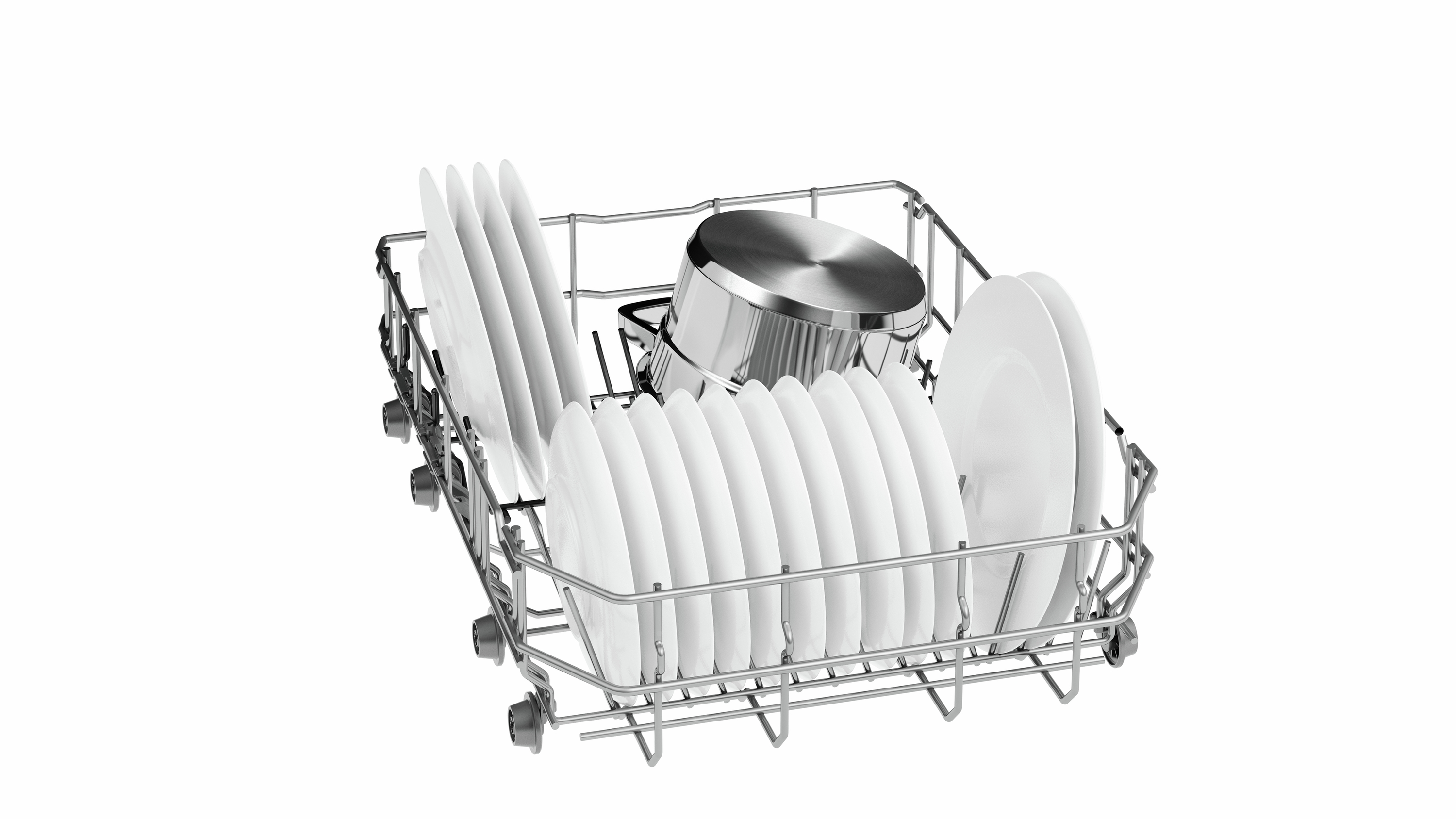 Lavavajillas integrable - Bosch SPV46FX00E, 10 servicios, 6 programas, 45 cm, Display, Inox
