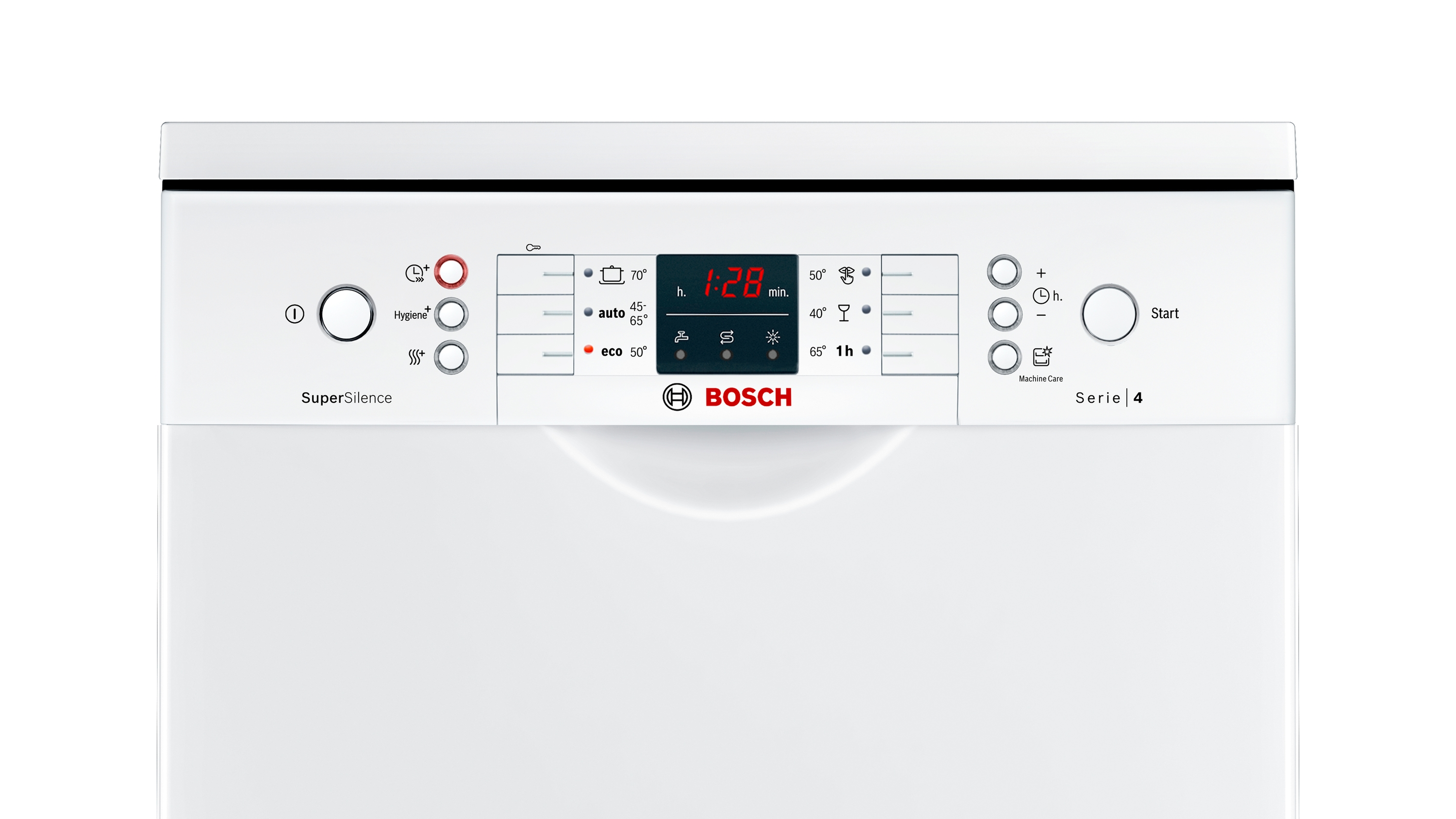 Lavavajillas - Bosch SPS46IW07E, 9 Servicios, 6 Programas, Motor EcoSilence, Programación diferida, A++,Blanco