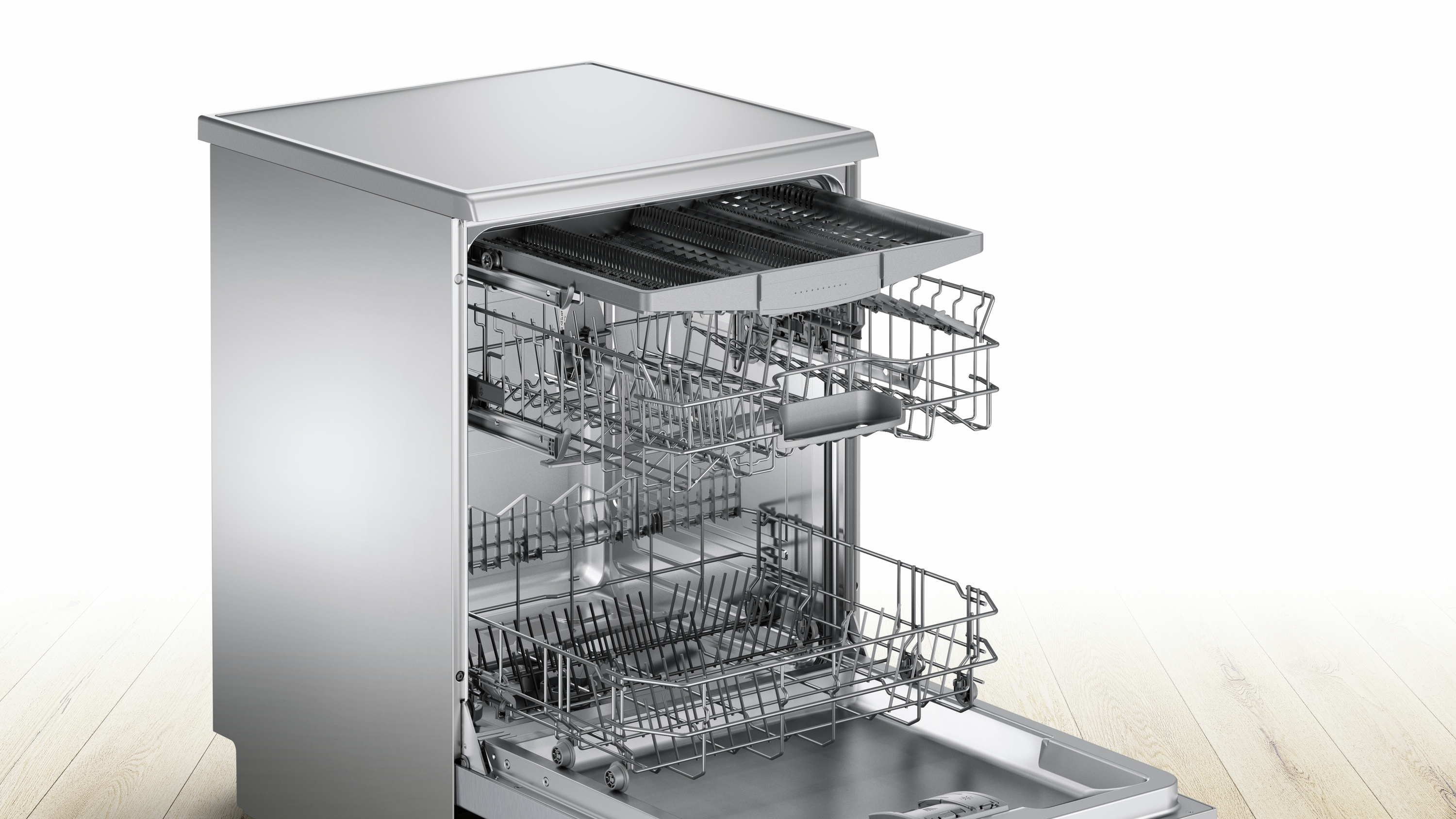 Lavavajillas - Bosch SMS25FI07E, A++, Inox