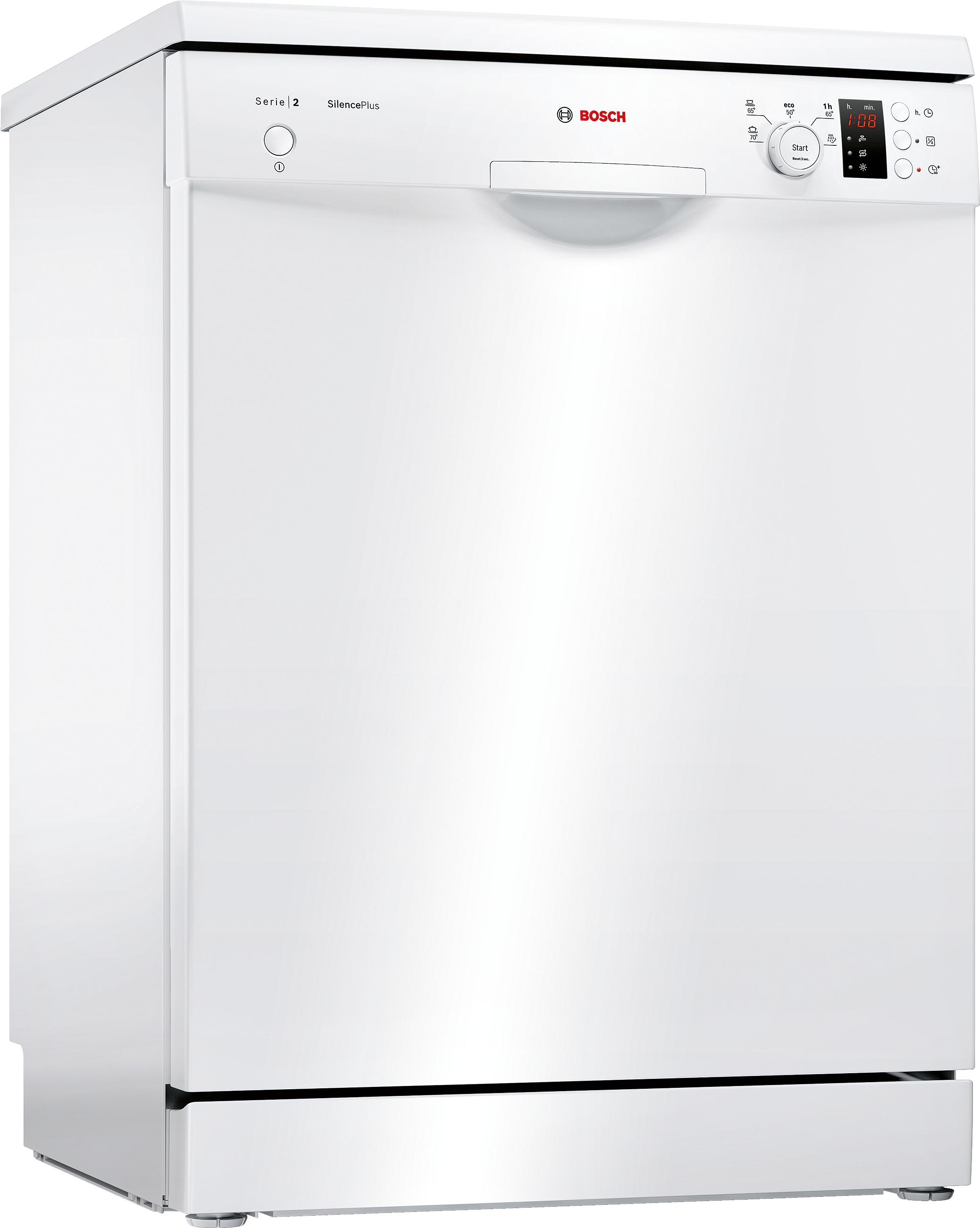 Lavavajillas - Bosch Serie 2 SMS25AW05E, Independiente, 12 cubiertos, 5 Programas, 60 cm, Blanco