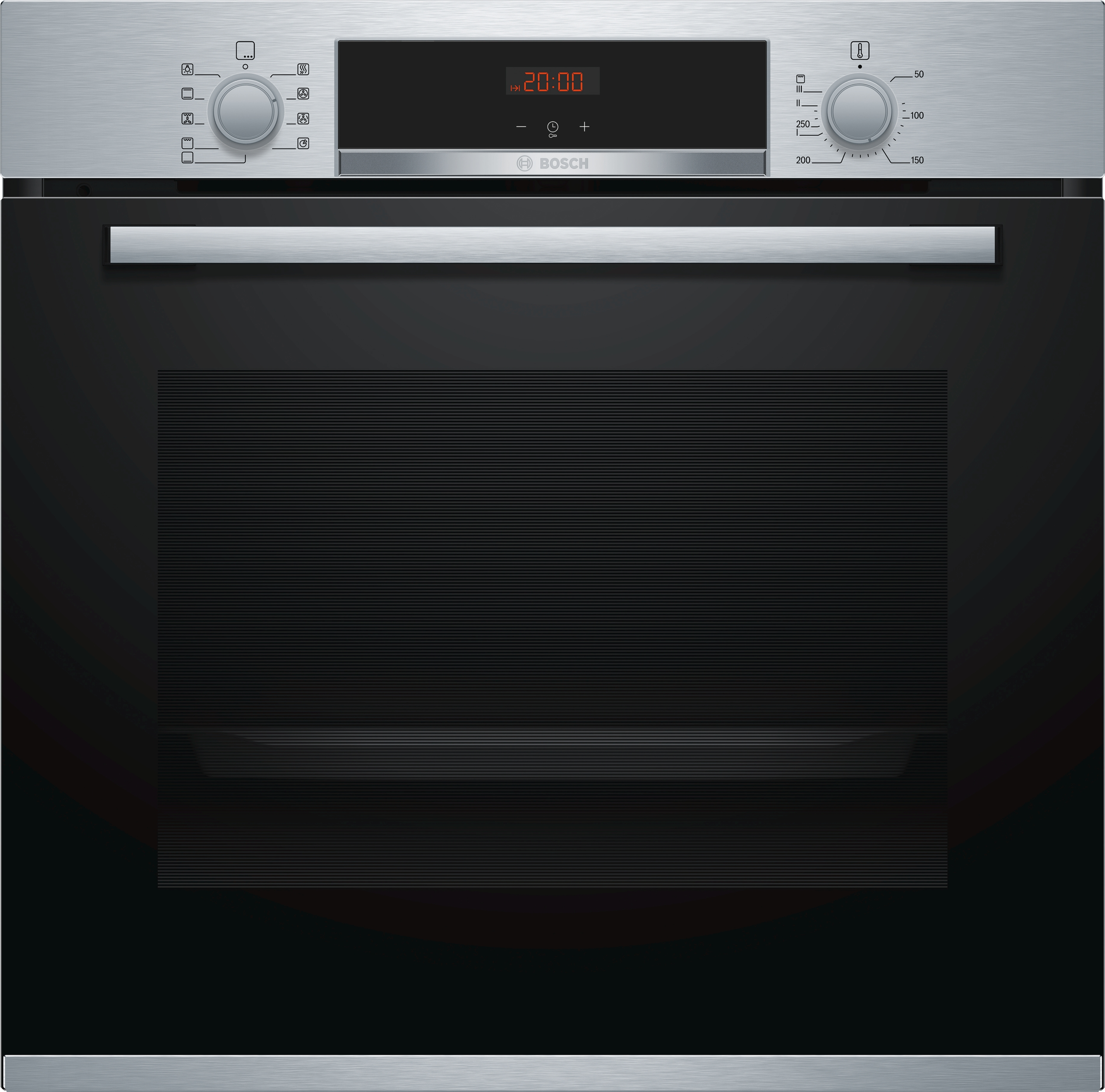 Horno - Bosch HBA512BR0, Con display LED, Multifunción, 71 L, A, Puerta abatible, Display LED