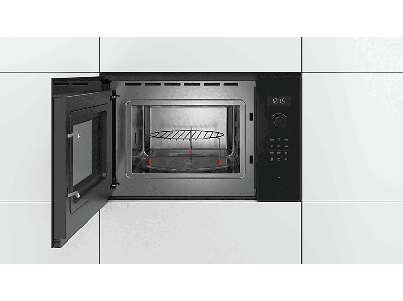 Microondas integrable - Bosch BEL554MB0, 900W, 25 L, Negro