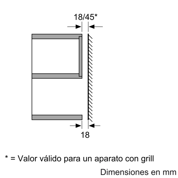 Microondas integrable - Bosch HMT72G650 Inox, 18L, 60cm de Ancho