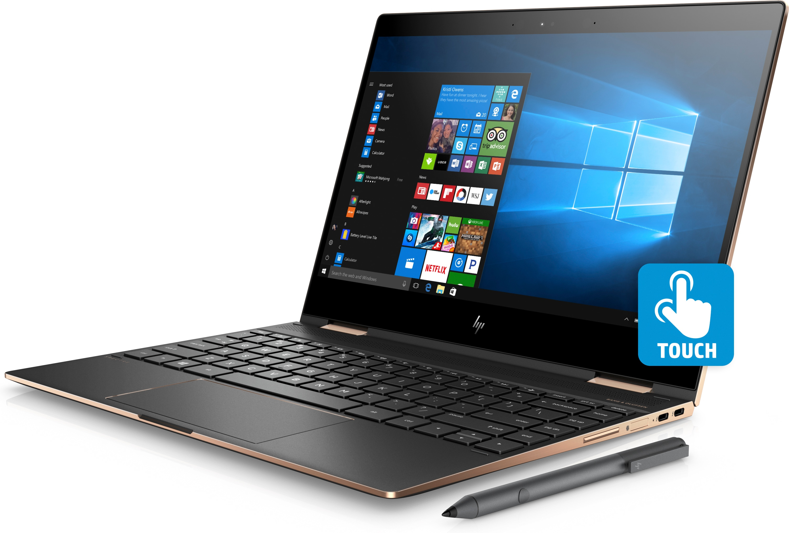 HP Hp Nb 2In1 2Pf64Ea Spectre X360 13-Ae000Nt İ7-8550U 8G 512Gssd 13.3 W10H