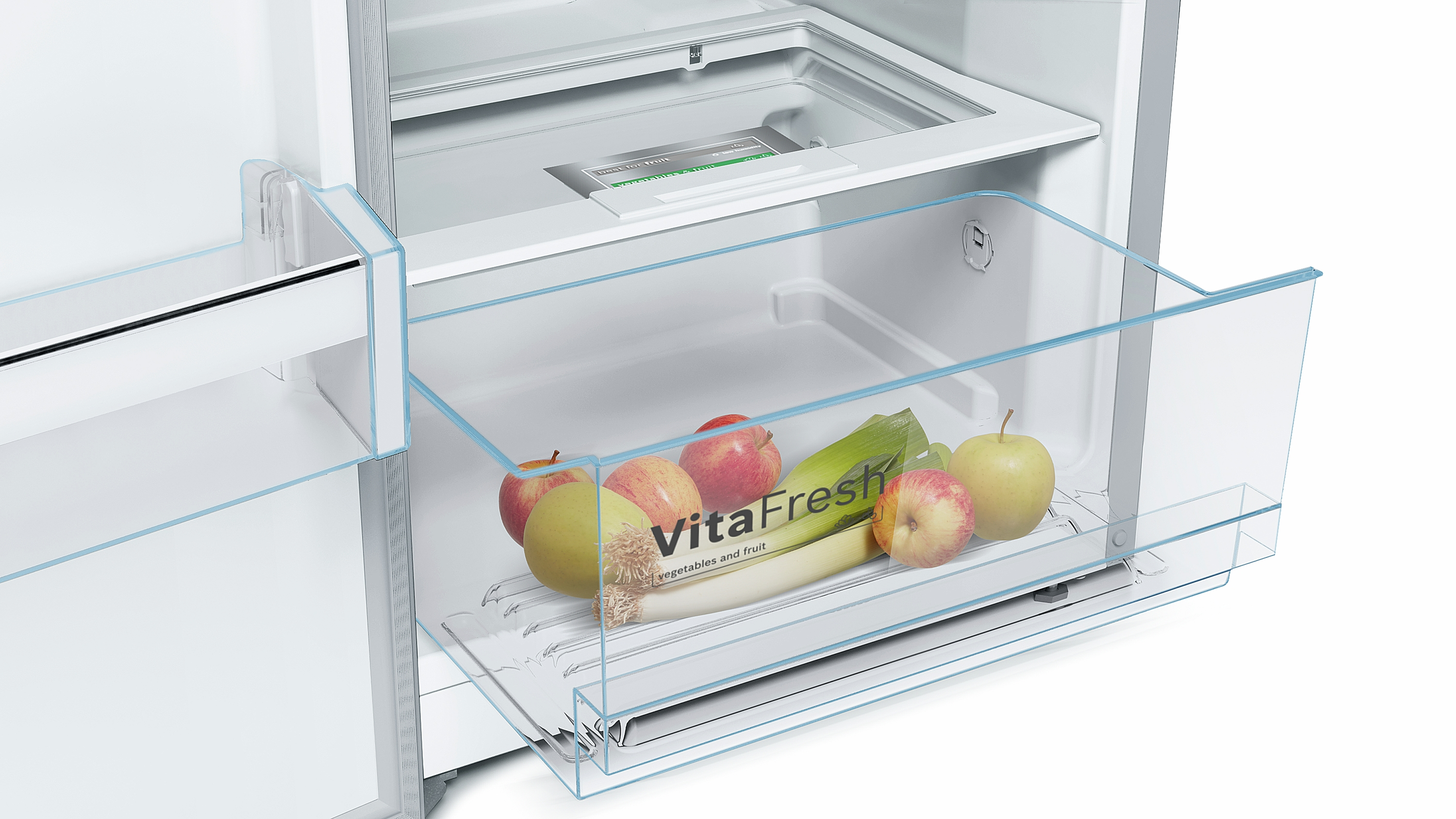 Frigorífico una puerta - Bosch KSV36VI3P, 346 L, 186 cm, Clase A++, Inox antihuellas