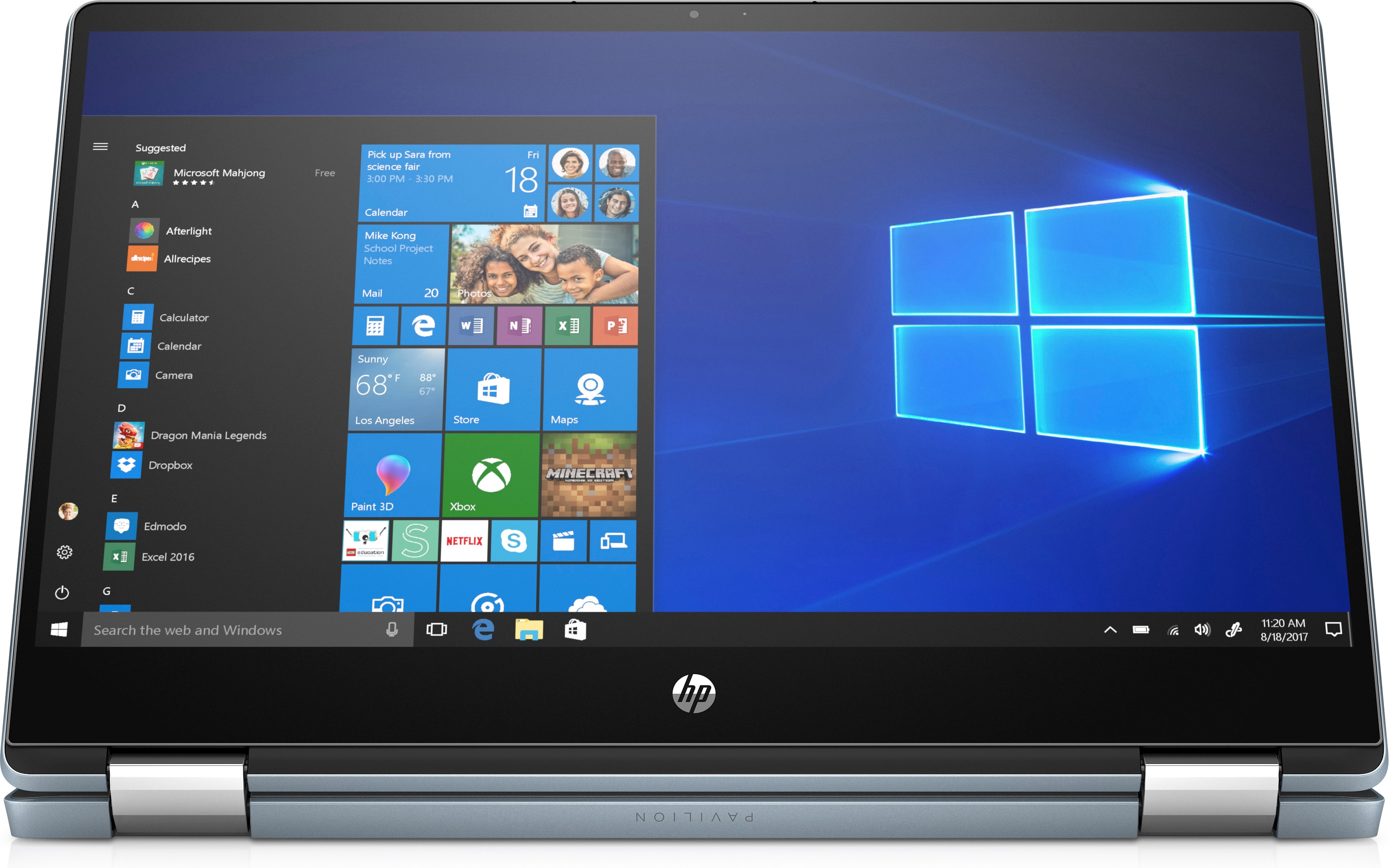 HP Pavilion x360 14-dh1351ng - 14 Zoll - Intel® Core™ i5 i5-10210U - 16 GB - 512 GB - Intel® UHD Graphics - Windows 10 Home S-Modus (32 Bit)