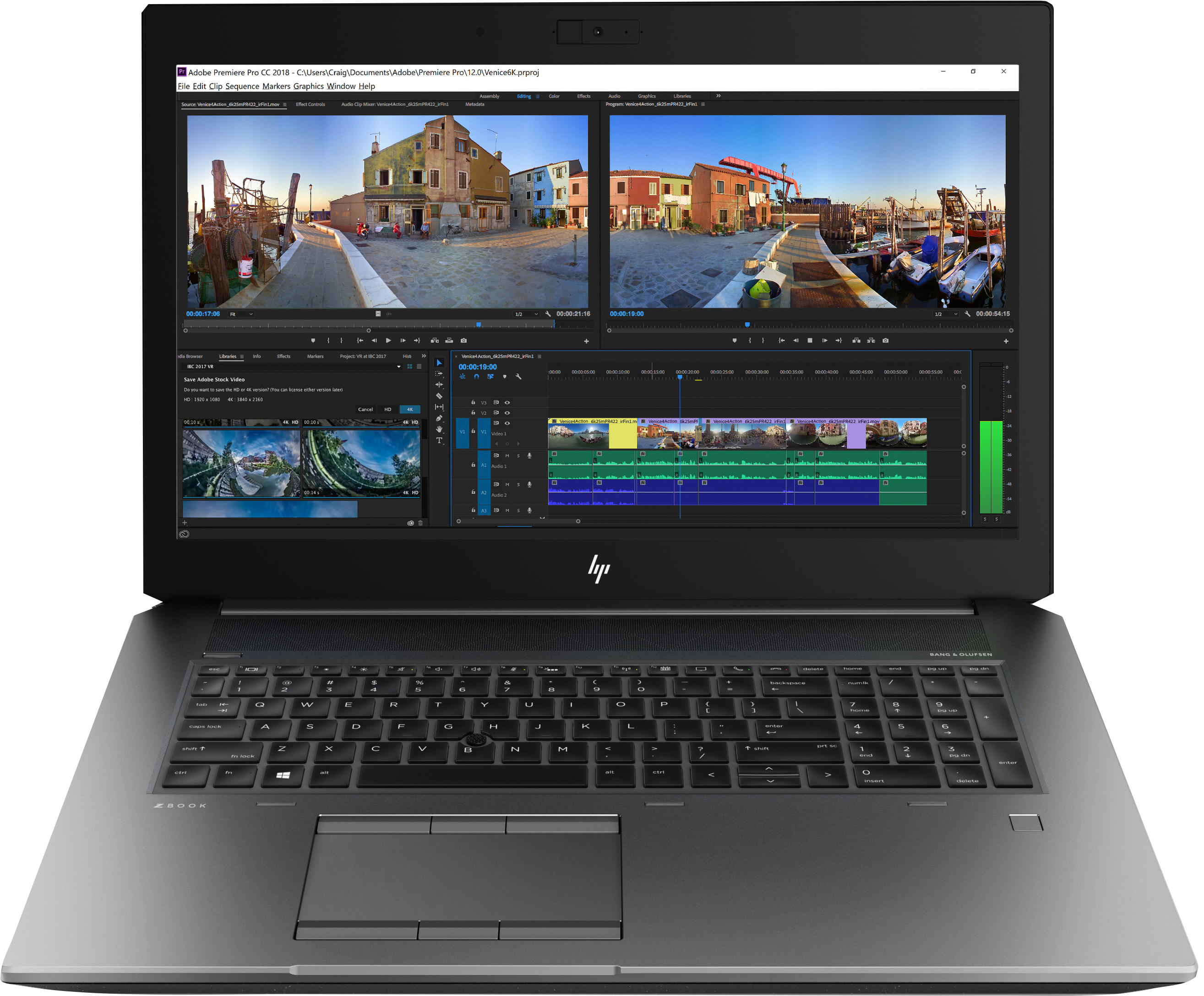 HP - B2B ZBook 17 G5 - 17,3 Zoll - Intel® Core™ i7 i7-8850H - 32 GB - 512 GB