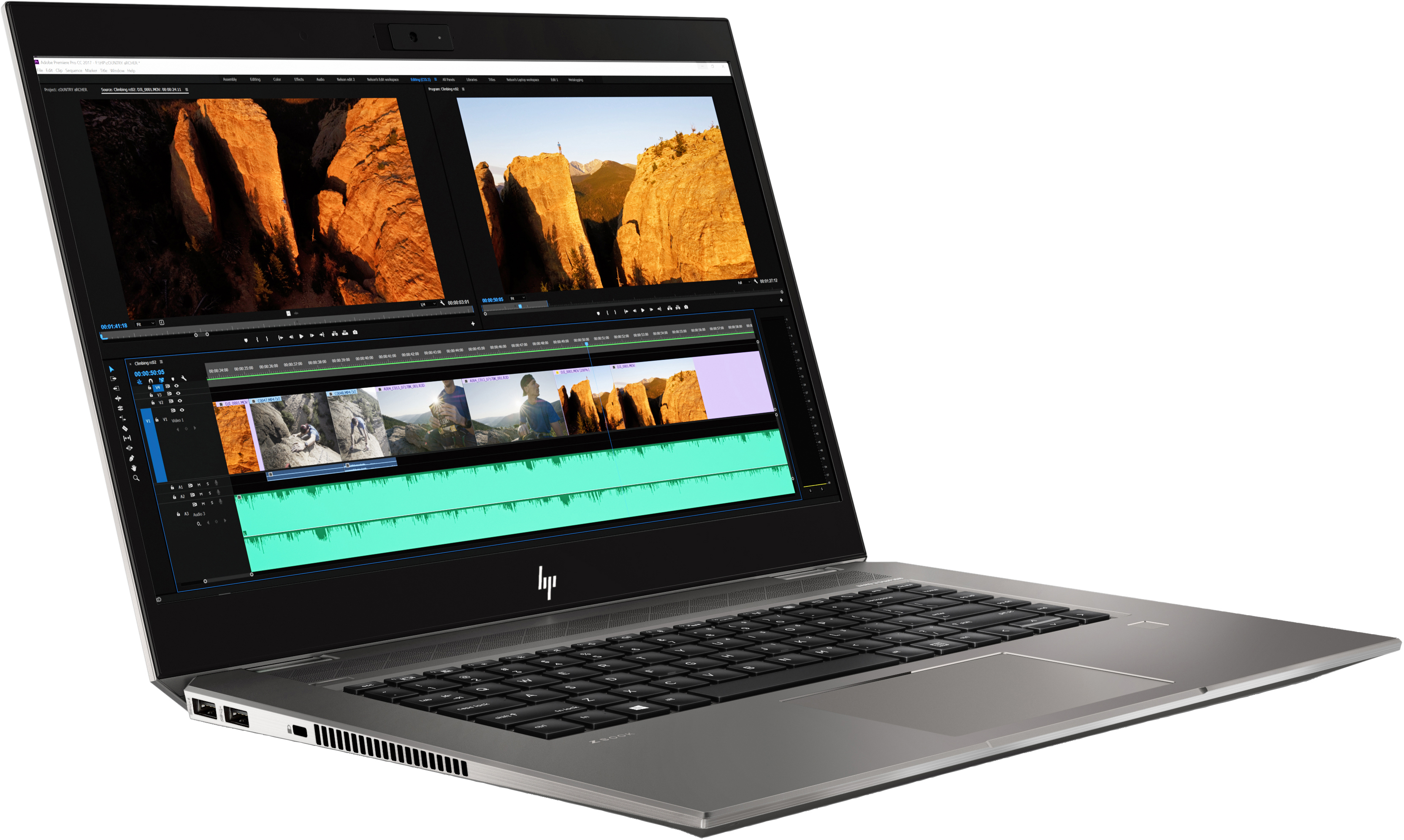 HP - B2B ZBook Studio G5 - 15,6 Zoll - Intel® Core™ i7 i7-8750H - 8 GB - 256 GB