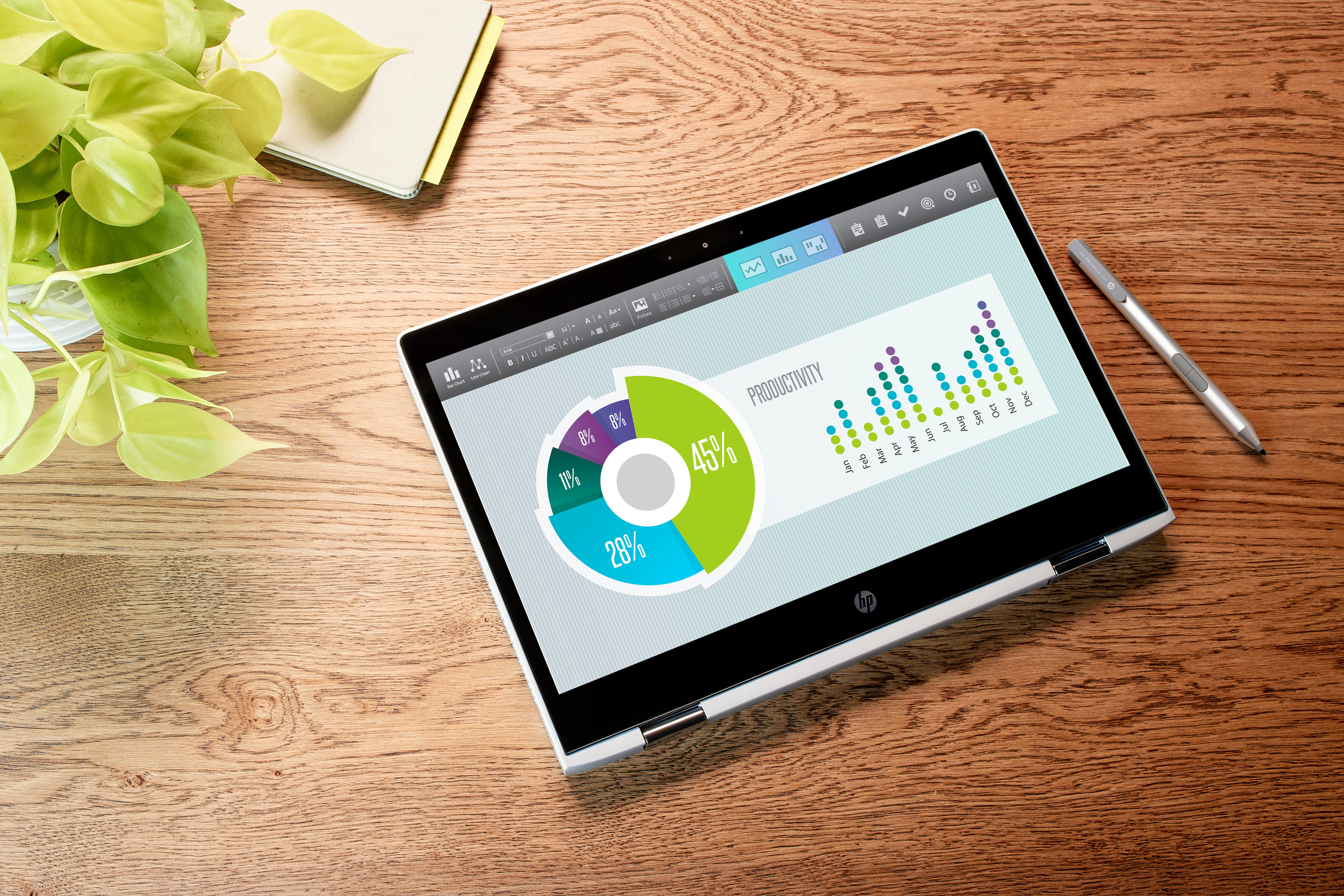 HP - B2B ProBook x360 440 G1 - 14 Zoll - Intel® Core™ i5 i5-8250U - 8 GB - 256 GB