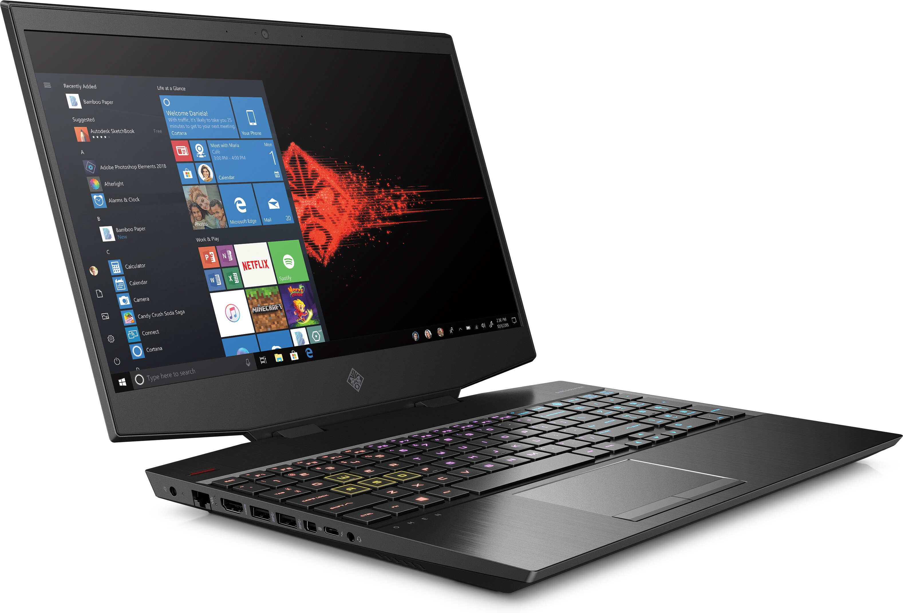 HP OMEN by  6ZM67EA/i7-9750H/16GB/512GB SSD/6GB GTX1660TI/15,6"/FHD/W10 Gaming Laptop Siyah