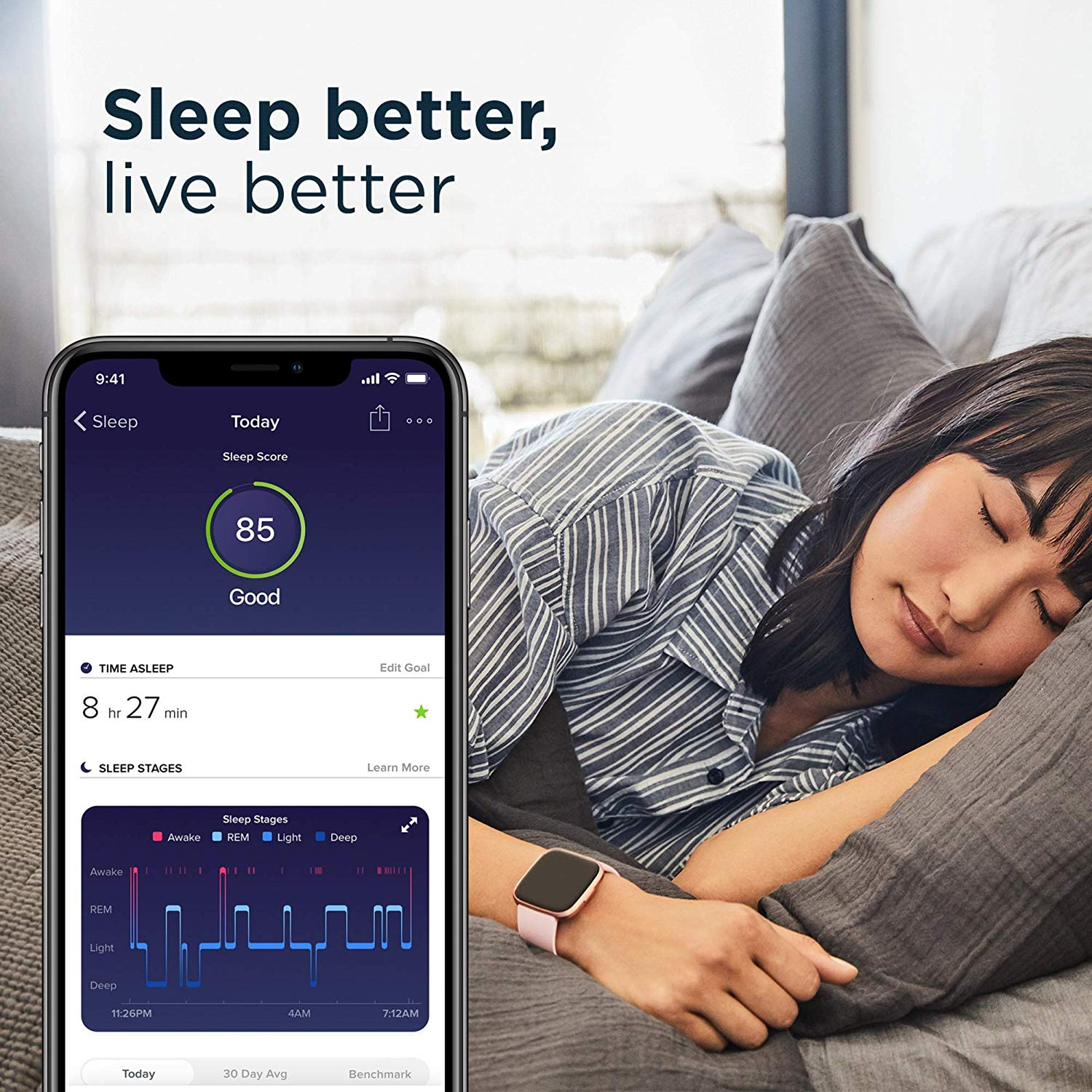 FITBIT VERSA 2 Stone Akıllı Saat Mist Grey 