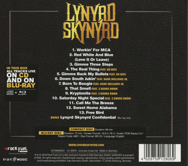 Live City Lynyrd (CD Skynyrd Disc) Atlantic In - - + Blu-ray