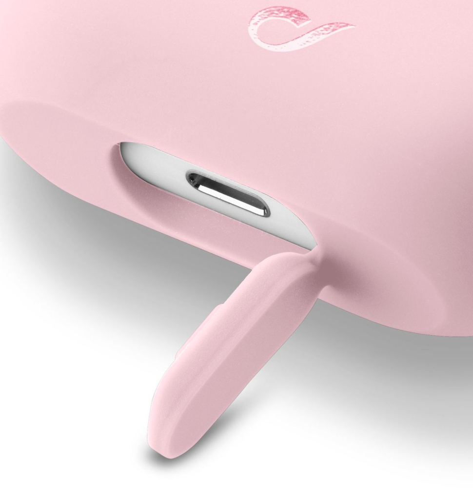 CELLULARLINE Étui Bounce en silicone pour boîtier AirPods Pro Rose (BOUNCEAIRPODSPROP)