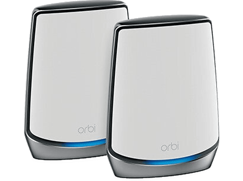 NETGEAR WLAN Router Orbi Wi-Fi 6 AX6000 RBK852 und Satellit, 2er-Set ...