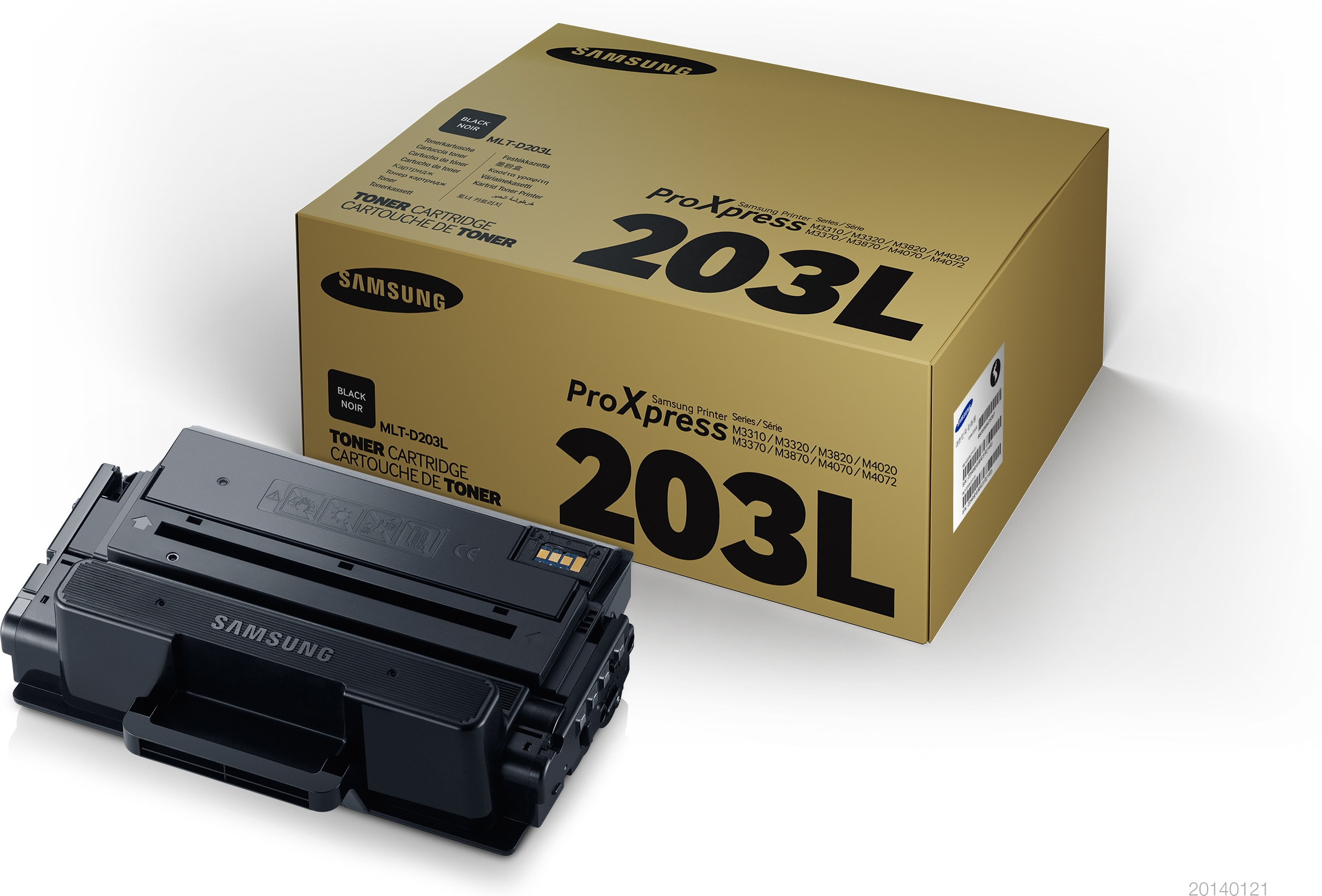 Tóner - HP, MLT-D203L, Negro